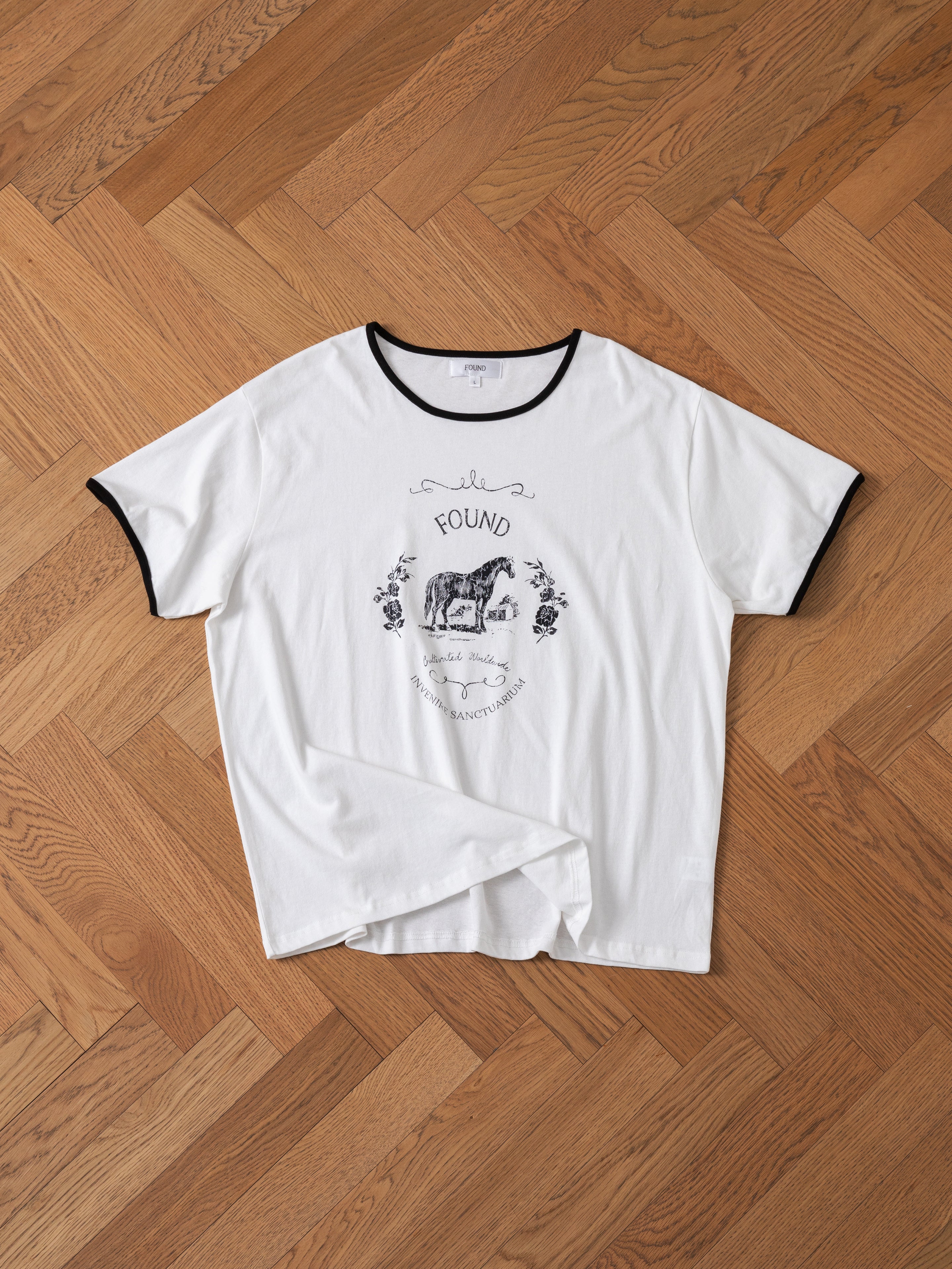 Horse Crest Ringer Tee | Modern Menswear by yycbvcnbmmnbm