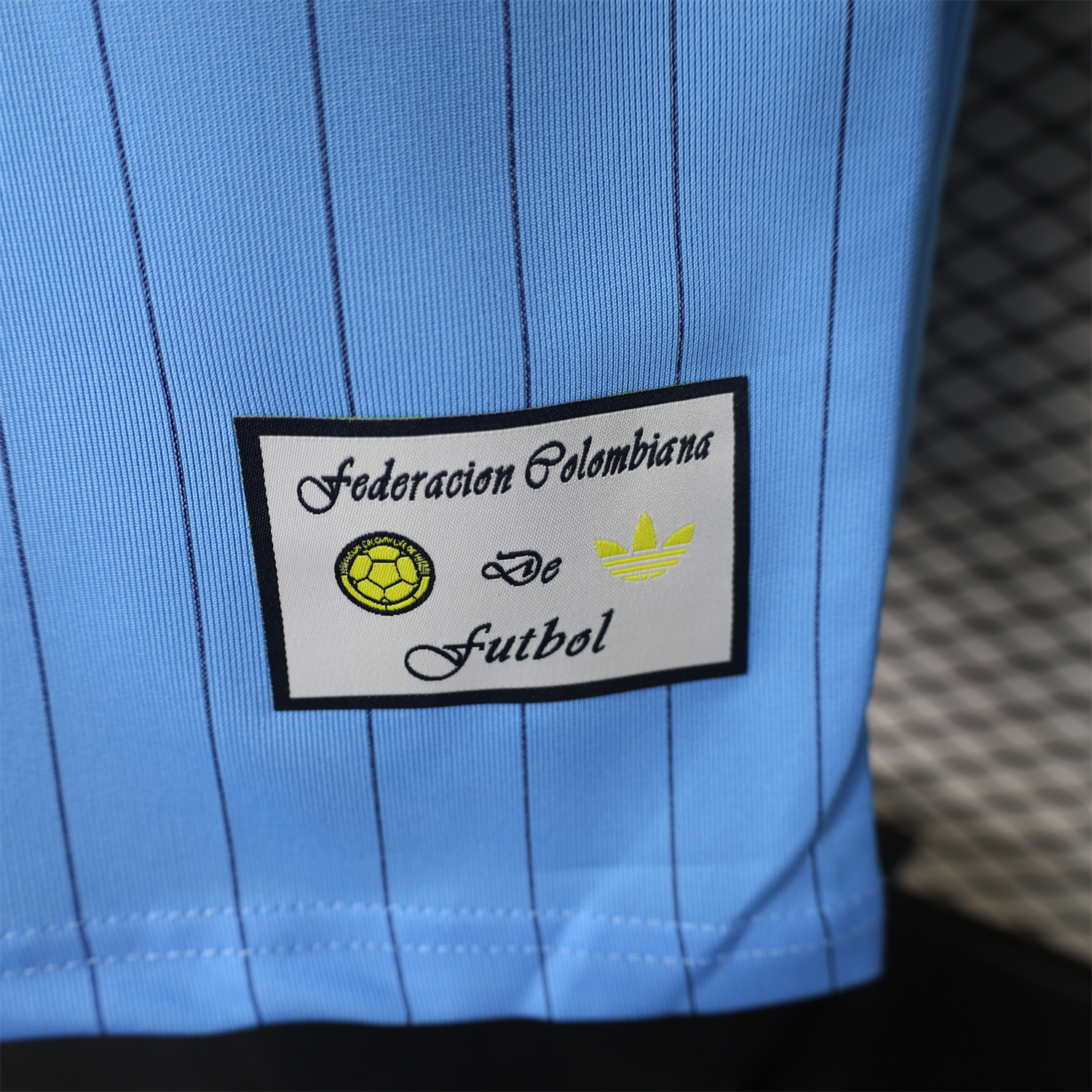 AlphaJersey-Colombia 2026 Terrace Icon Retro Casual Style Blue Jersey - Player Version