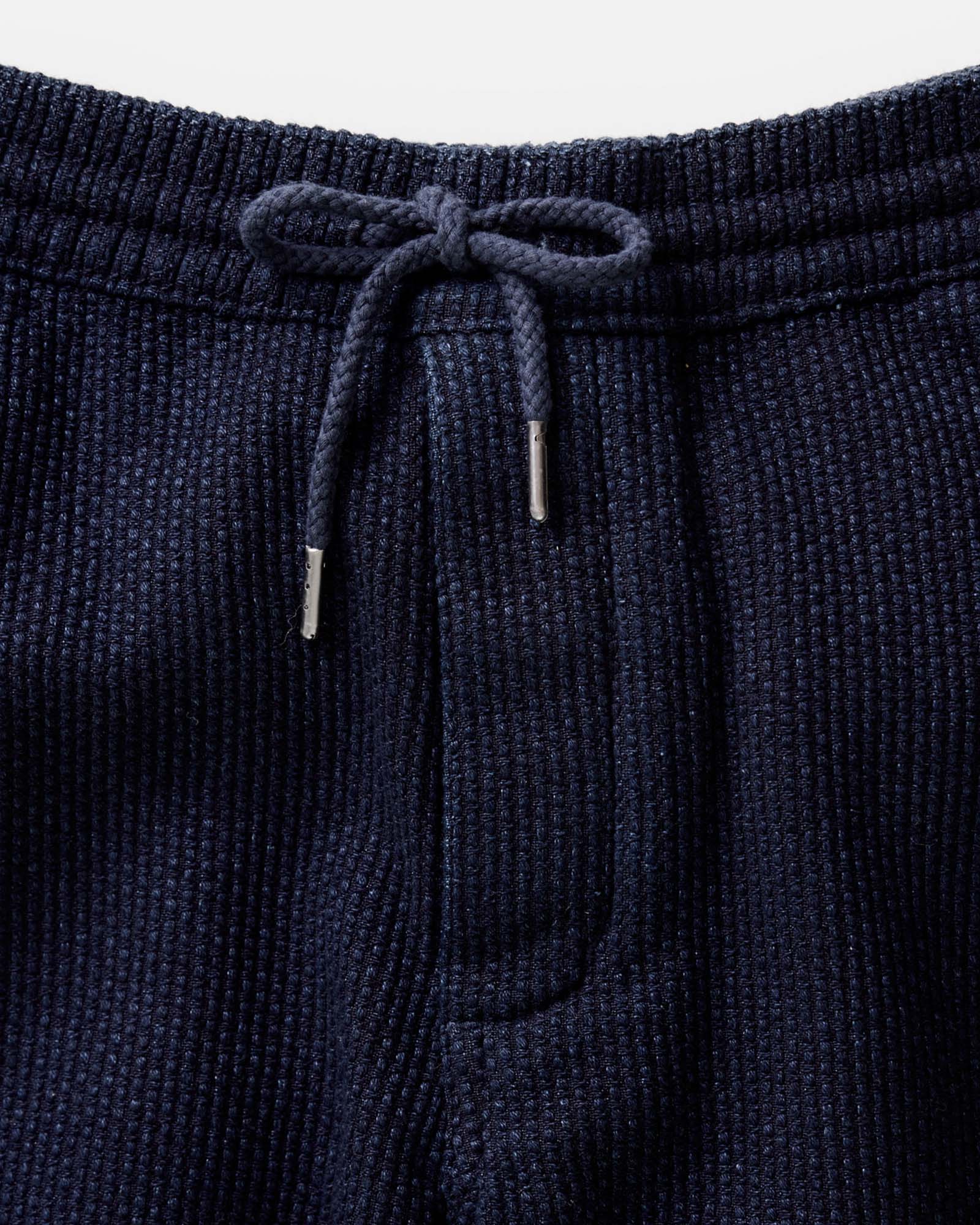 The Apres Pant in Rinsed Indigo Sashiko | Modern Menswear by yycbvcnbmmnbm