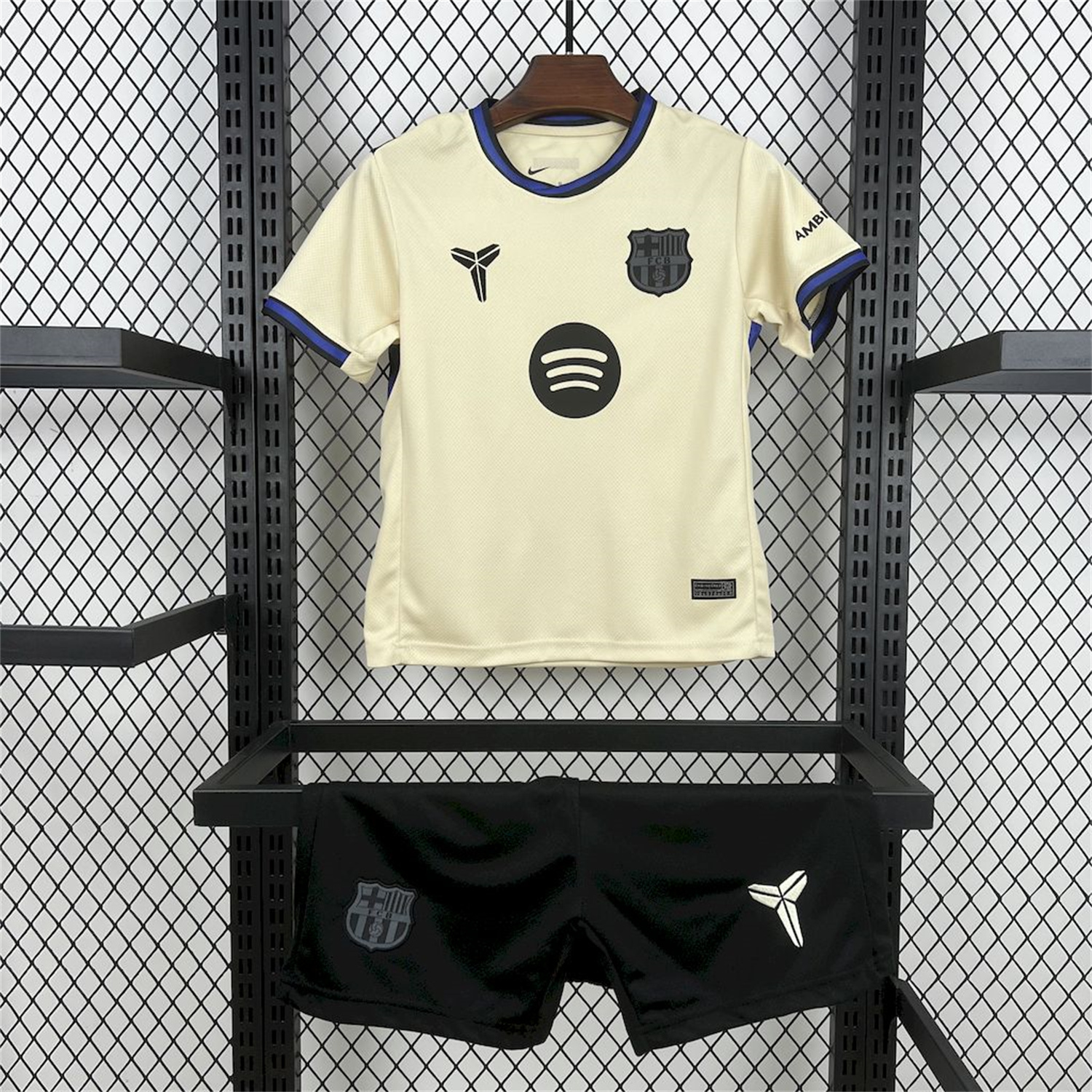 AlphaJersey-Barcelona 25-26 Away Kids Kit