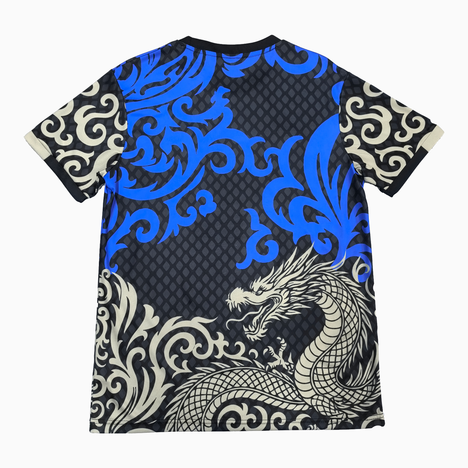 AlphaJersey-Porto 25-26 Grey Dragon Blue And Black Jersey - Fans Version