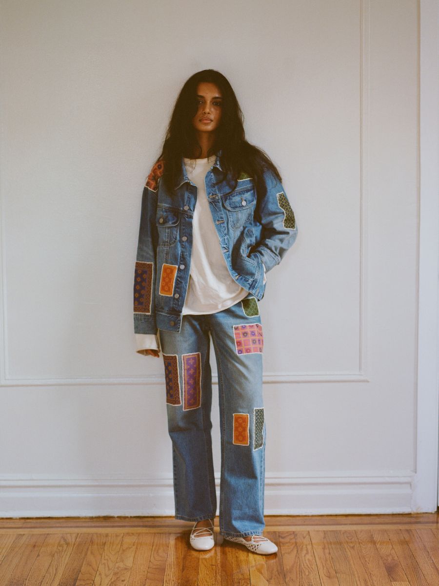 Kantha Patchwork Jeans | Modern Menswear by yycbvcnbmmnbm