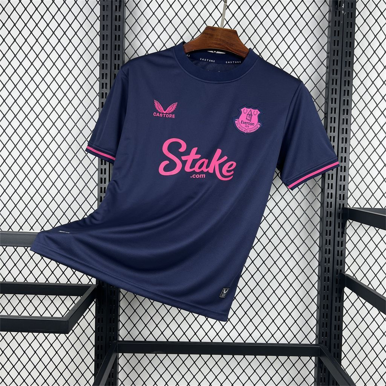 AlphaJersey-Everton 25-26 Purple With Pink Special Jersey - Fans Version