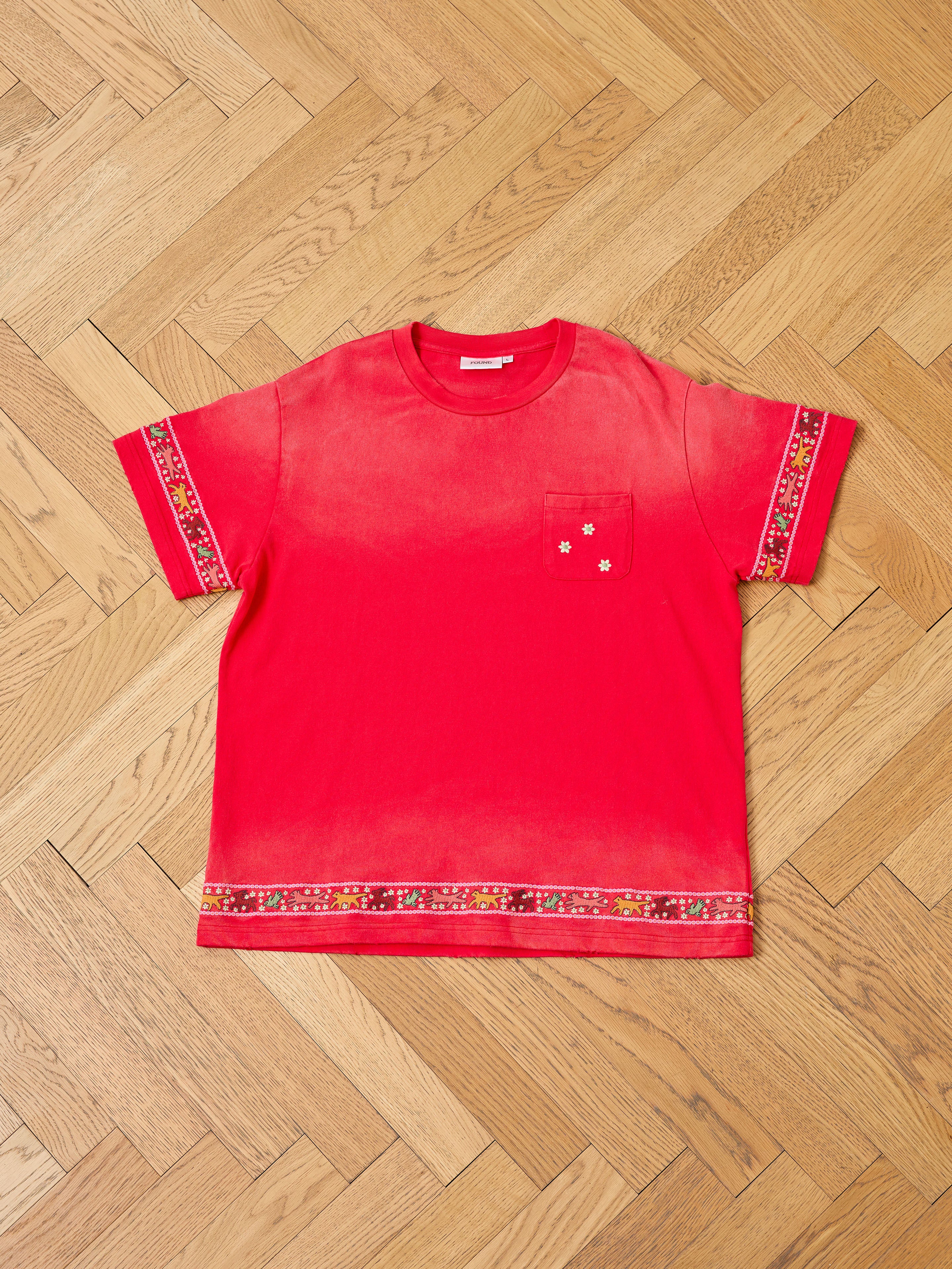 Horse Motif Embroidered Tee | Modern Menswear by yycbvcnbmmnbm
