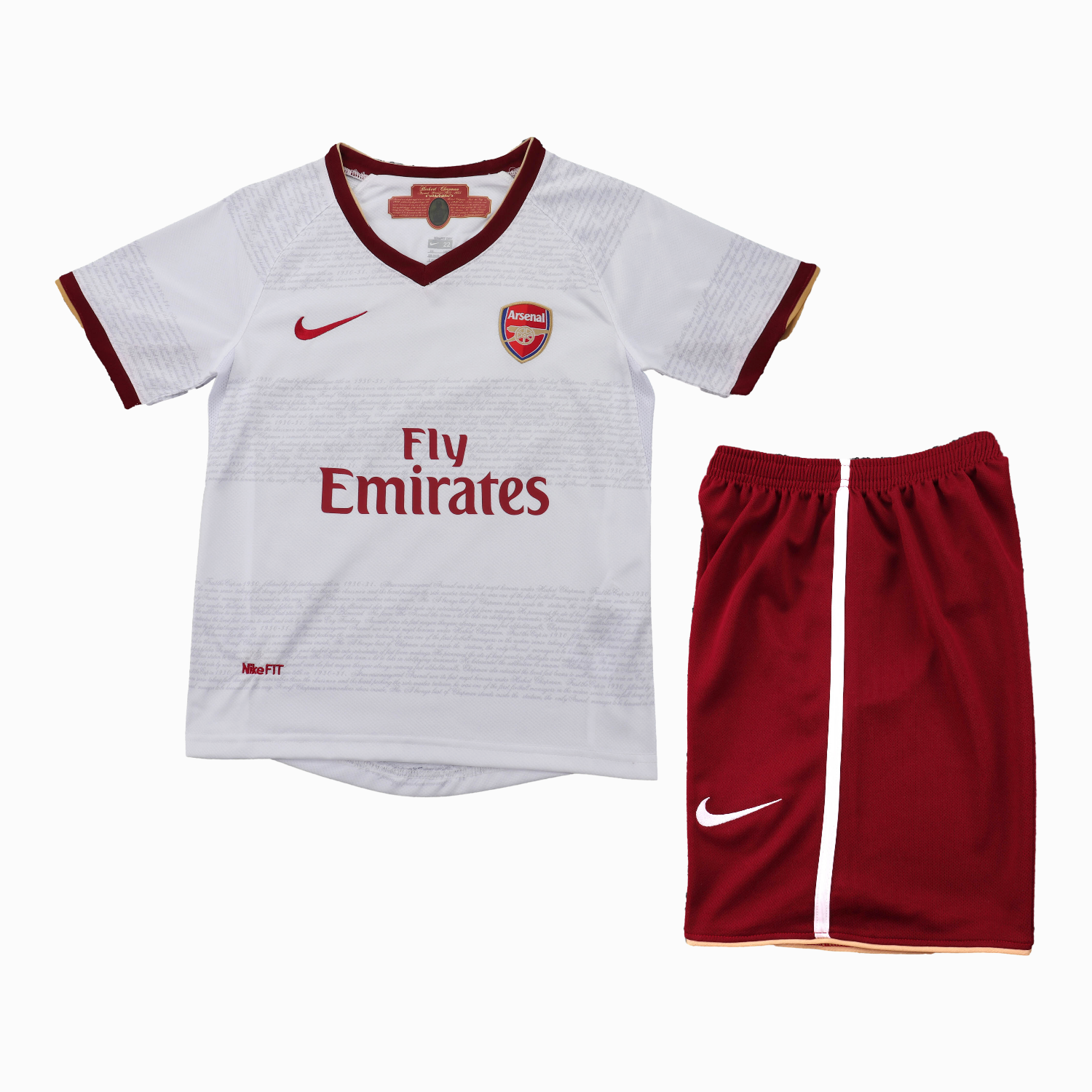 AlphaJersey-Retro Arsenal 2007-08 Away Kids Kit