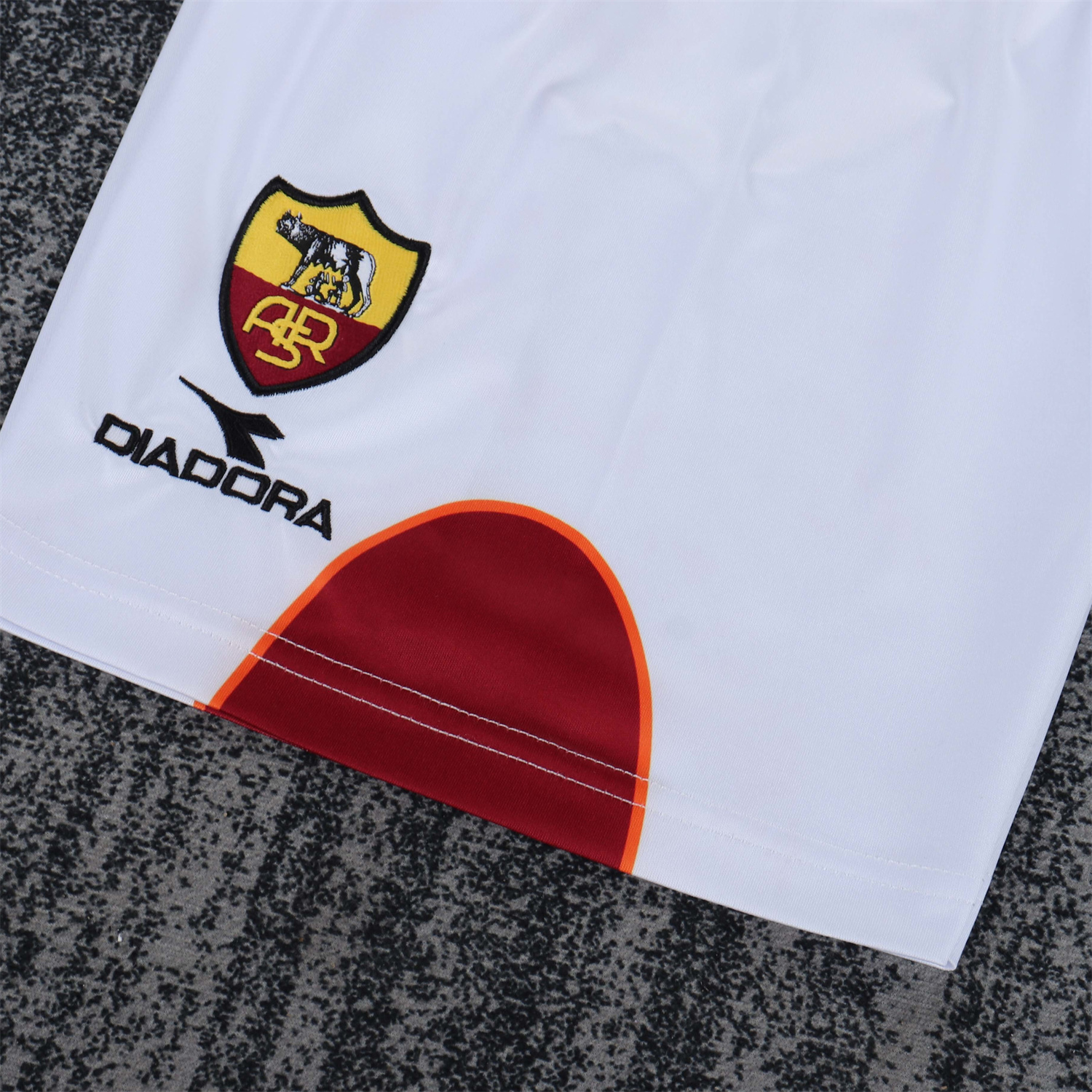 AlphaJersey-Retro Roma 1999-00 Home Kids Kit