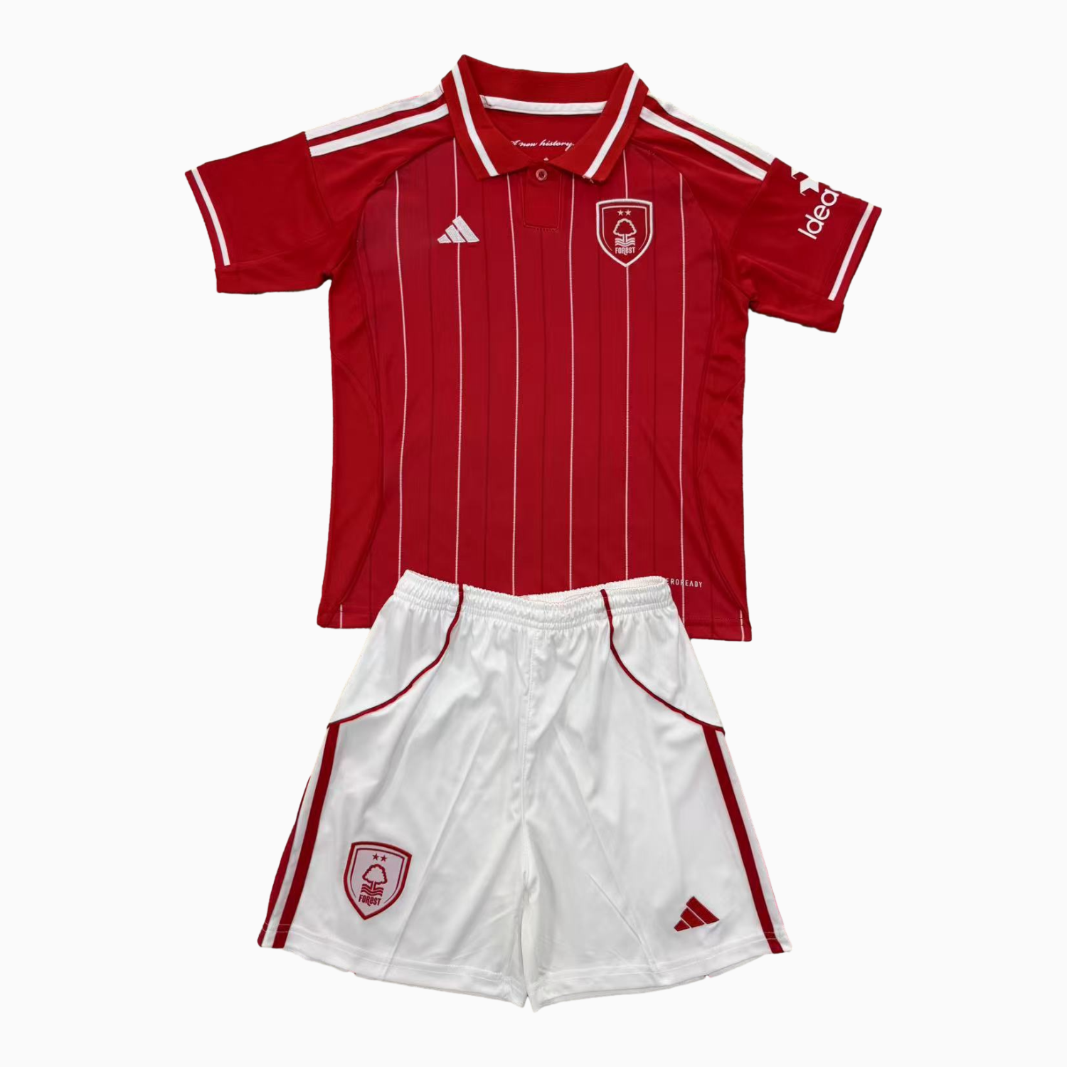 AlphaJersey-Nottingham Forest 25-26 Home Men's Adult Jersey Set - Fans Version