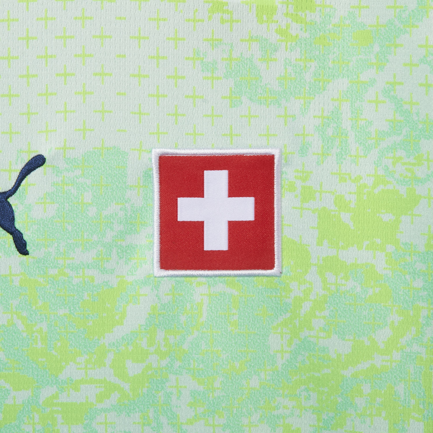 AlphaJersey-Switzerland 2026 Away Green Jersey - Fans Version