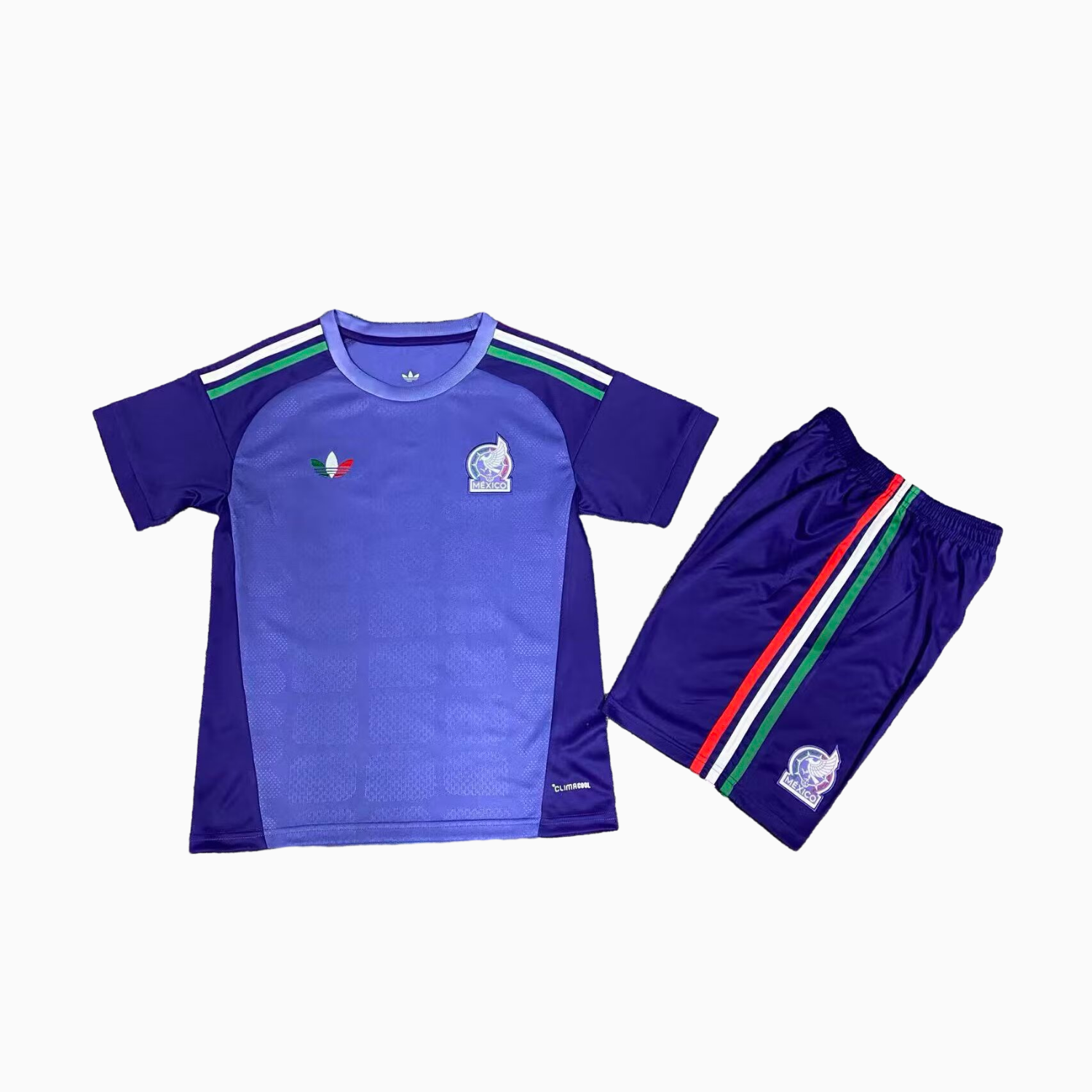 AlphaJersey-Mexico 2026 Purple Goalkeeper Kids Kit