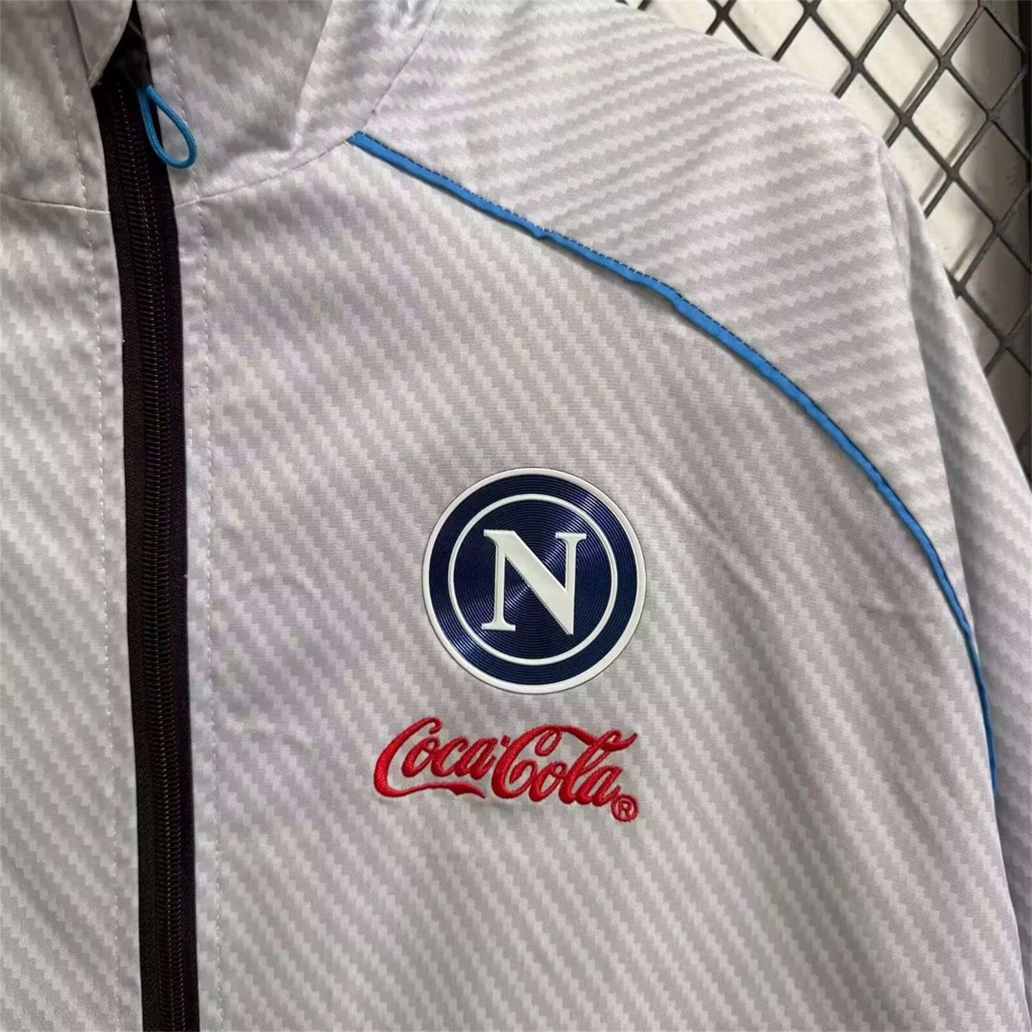 AlphaJersey-Napoli 25-26 Windbreaker Jacket - Gray