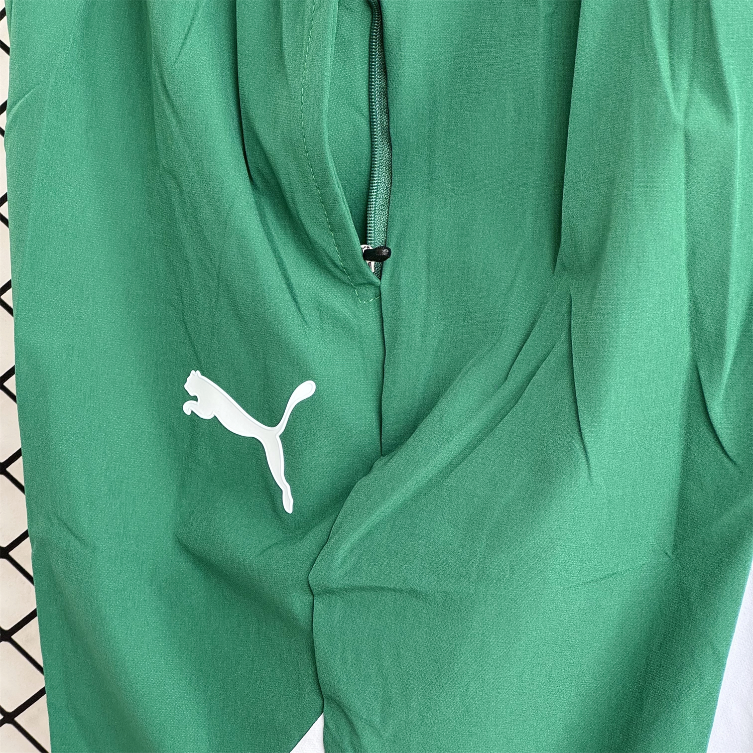 AlphaJersey-Senegal 2026 Windbreaker Training Set - White Top and Green Pants