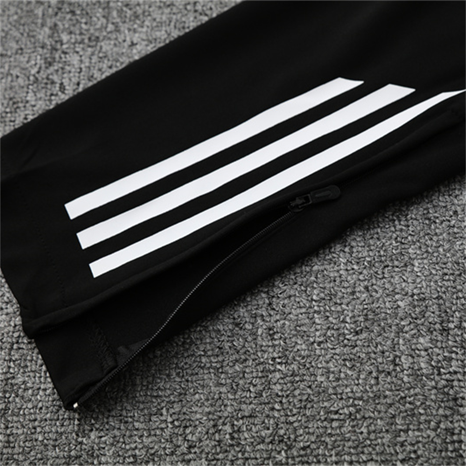 AlphaJersey-INT M.A.M 25-26 Kid Long Sleeves Training Set - Black Top & Black Pants