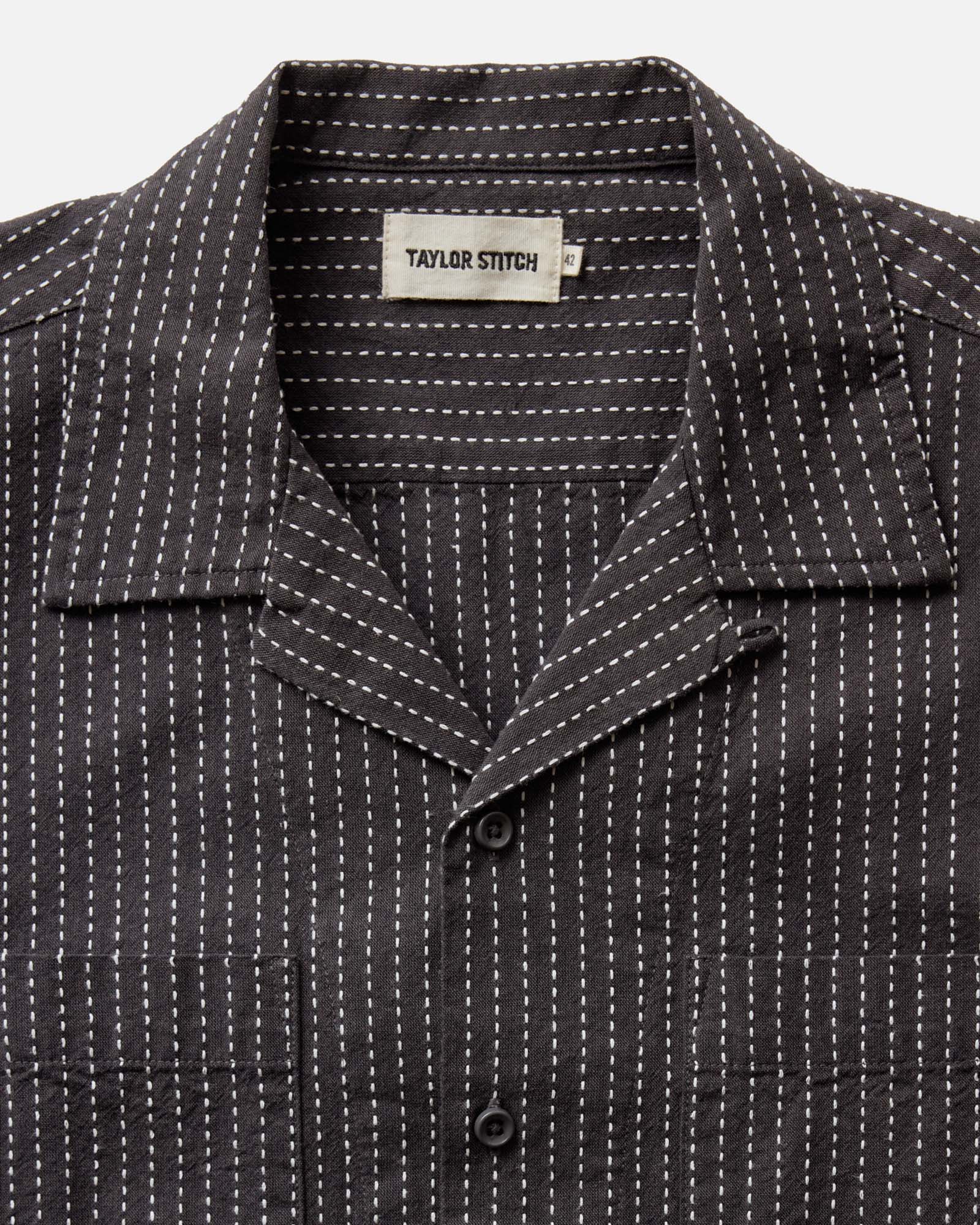 The Conrad Shirt in Pickstitch Stripe Dobby | Modern Menswear by yycbvcnbmmnbm
