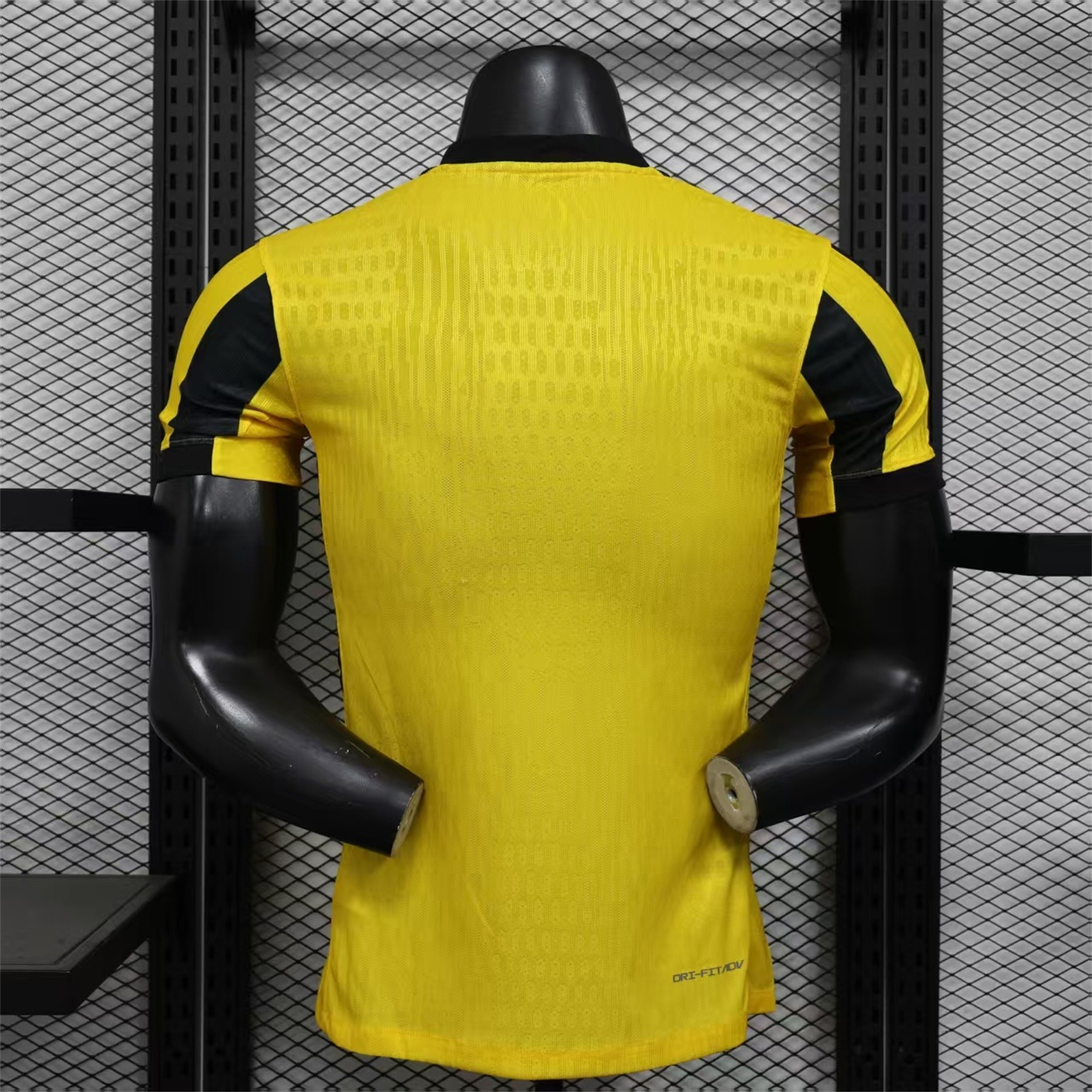 AlphaJersey-Al Ittihad Jeddah United 25-26 Home Yellow New Sponsors Jersey - Player Version