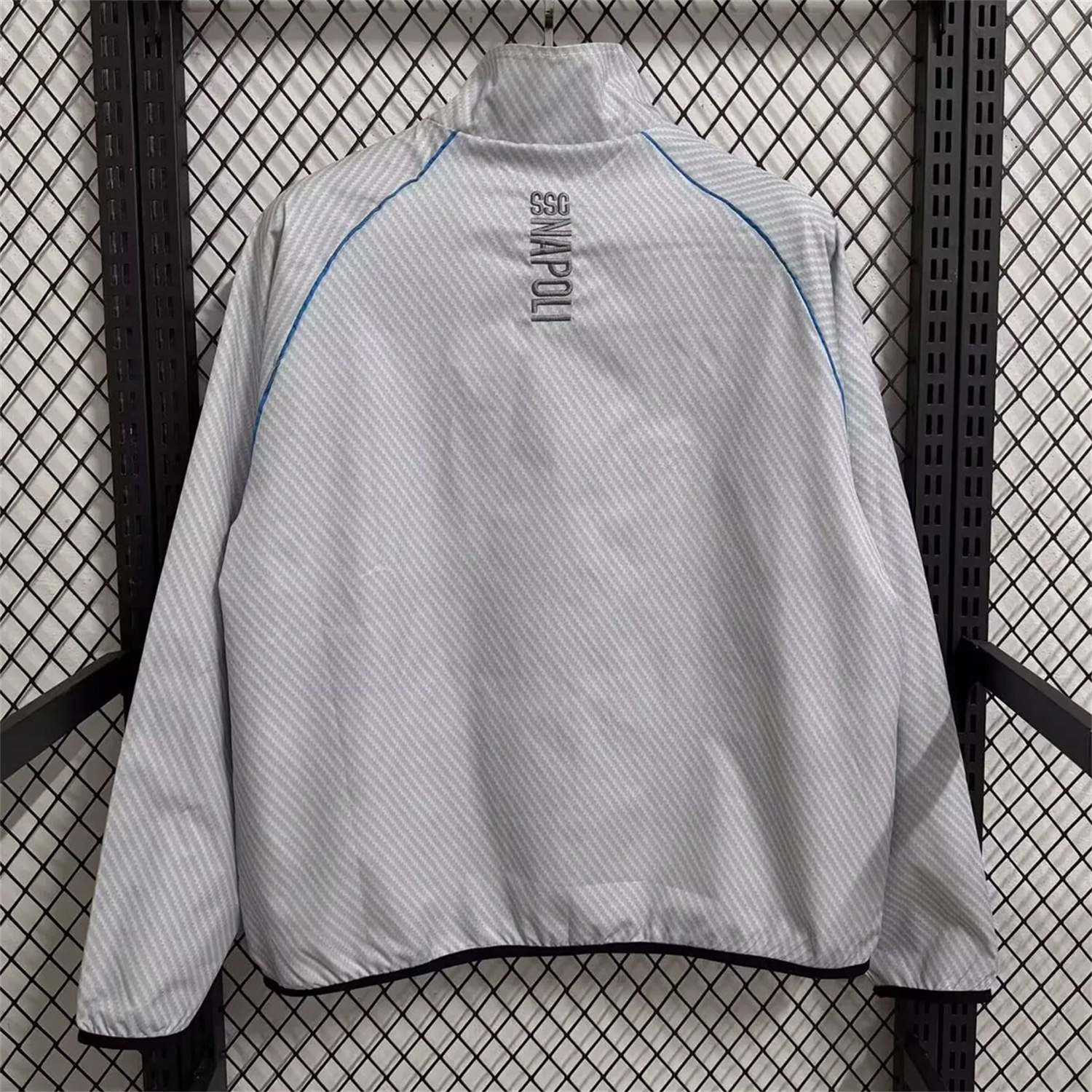 AlphaJersey-Napoli 25-26 Windbreaker Jacket - Gray