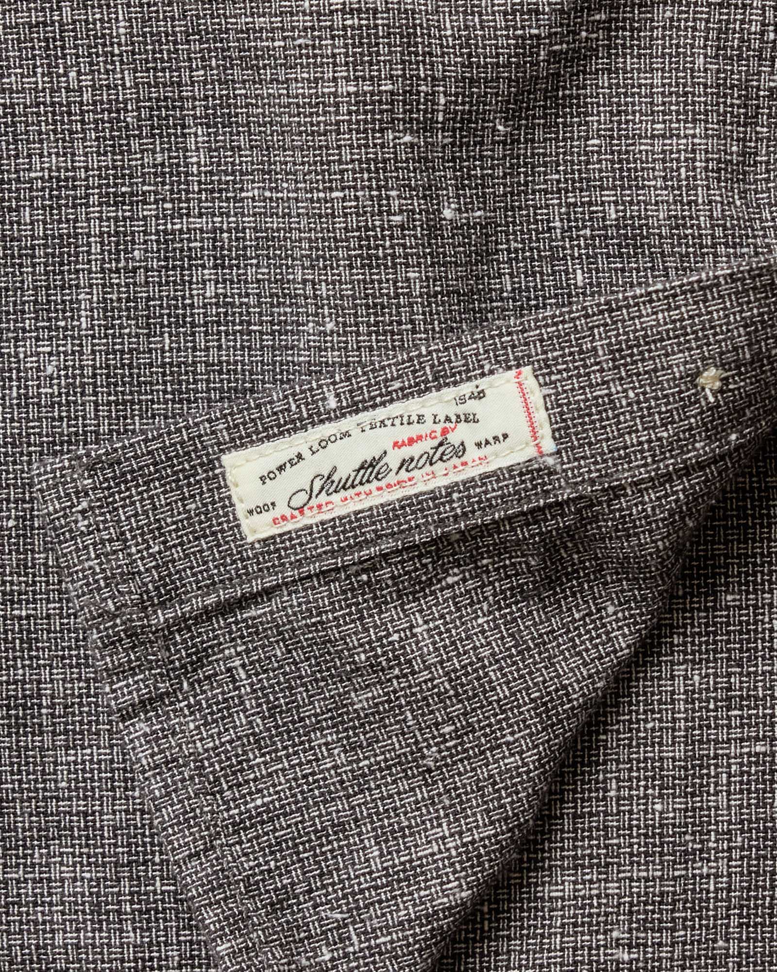 The Foundry Shirt in Japanese Shadow Nep | Modern Menswear by yycbvcnbmmnbm