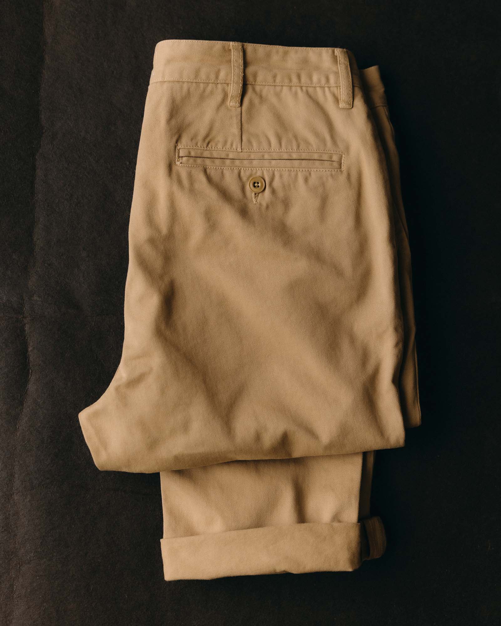 The Slim Foundation Pant in Organic Khaki | Modern Menswear by yycbvcnbmmnbm