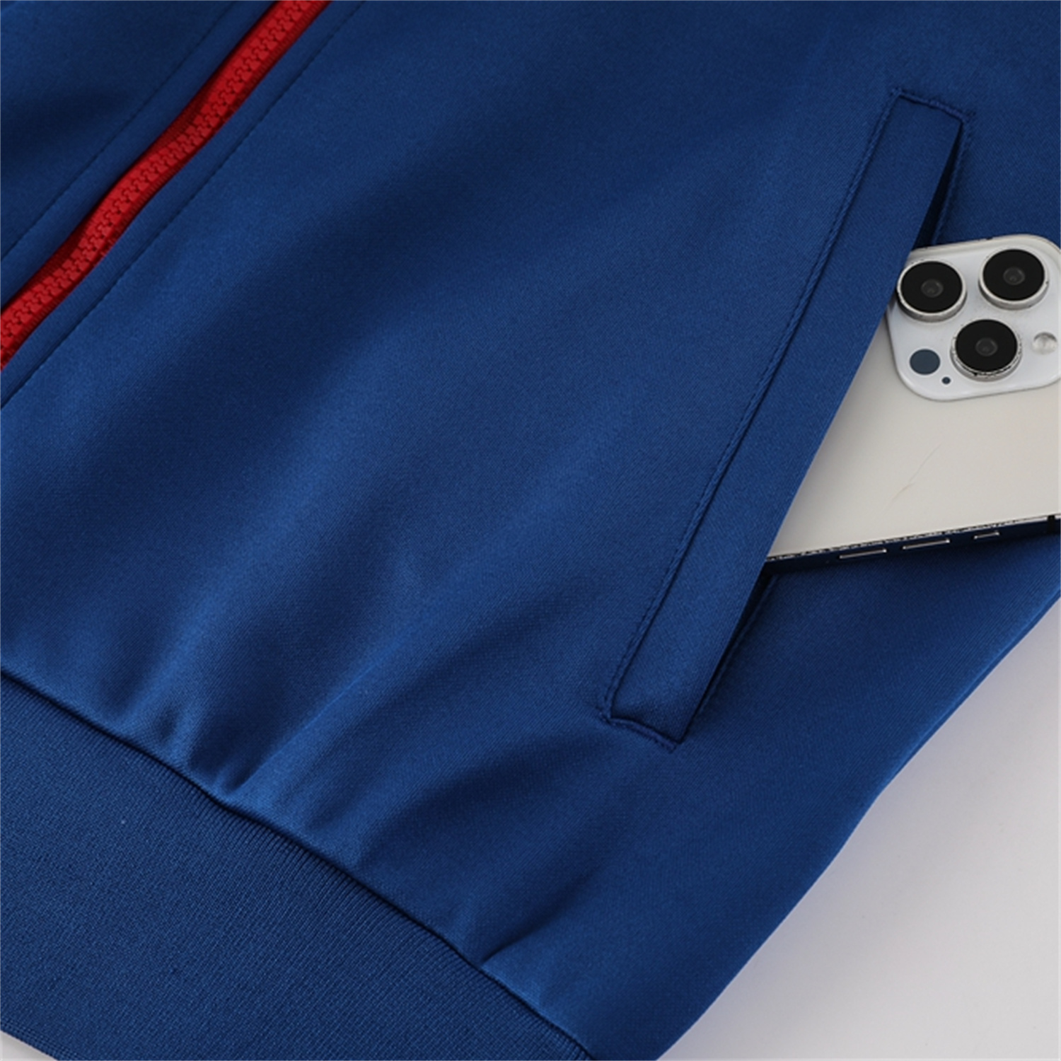 AlphaJersey-Paris Saint-Germain PSG 25-26 Jacket Training Tracksuit - Blue Jackets and Pants