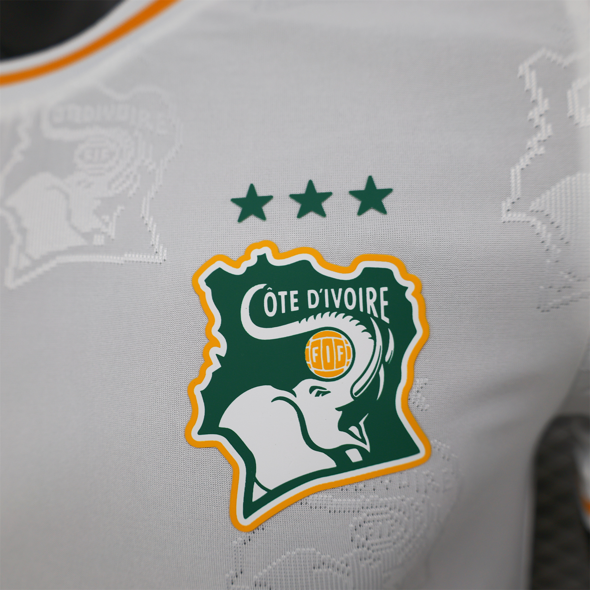 AlphaJersey-Ivory Coast 2024 White Special Edition Jersey - Player Version