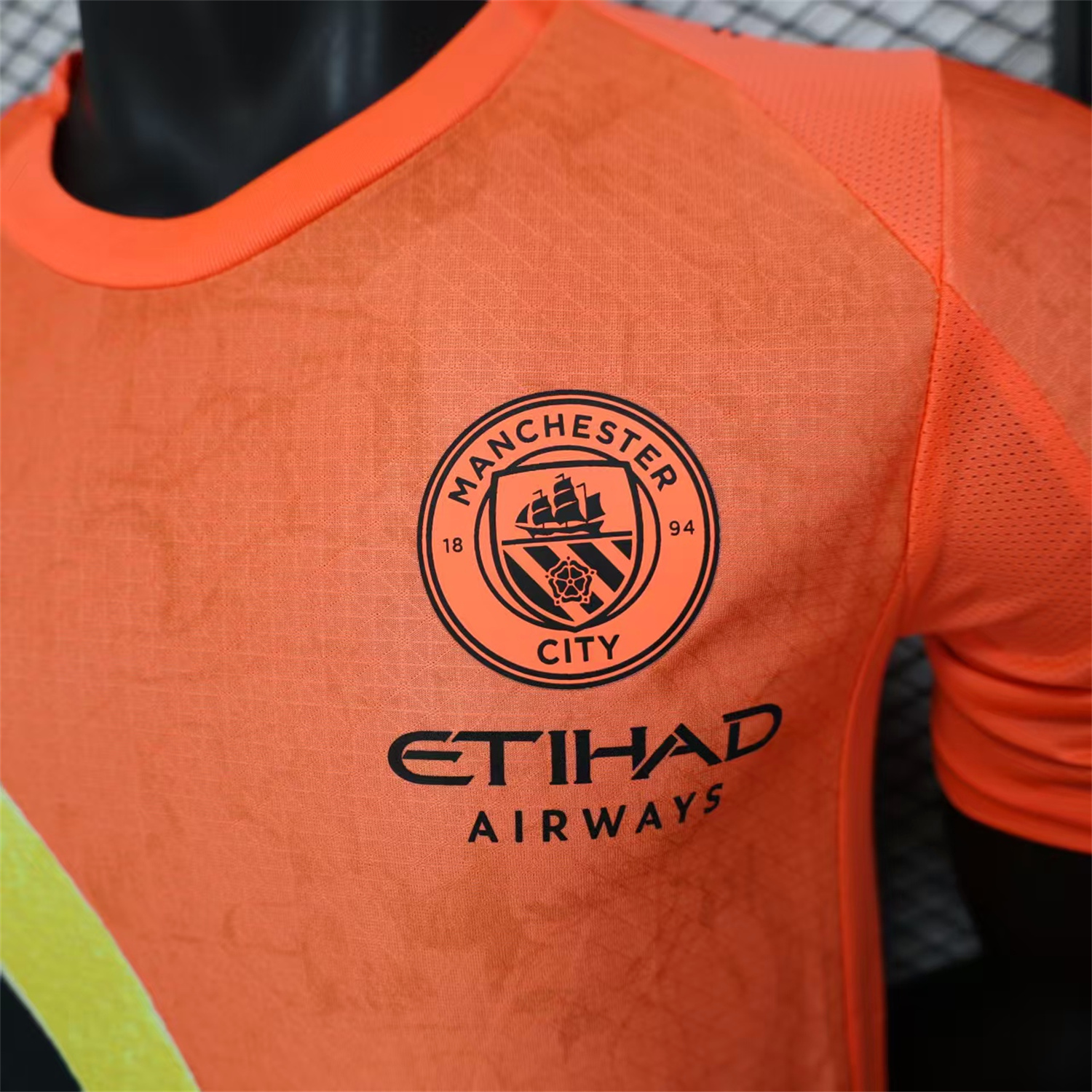 AlphaJersey-Manchester City 25-26 Orange Special Jersey - Player Version