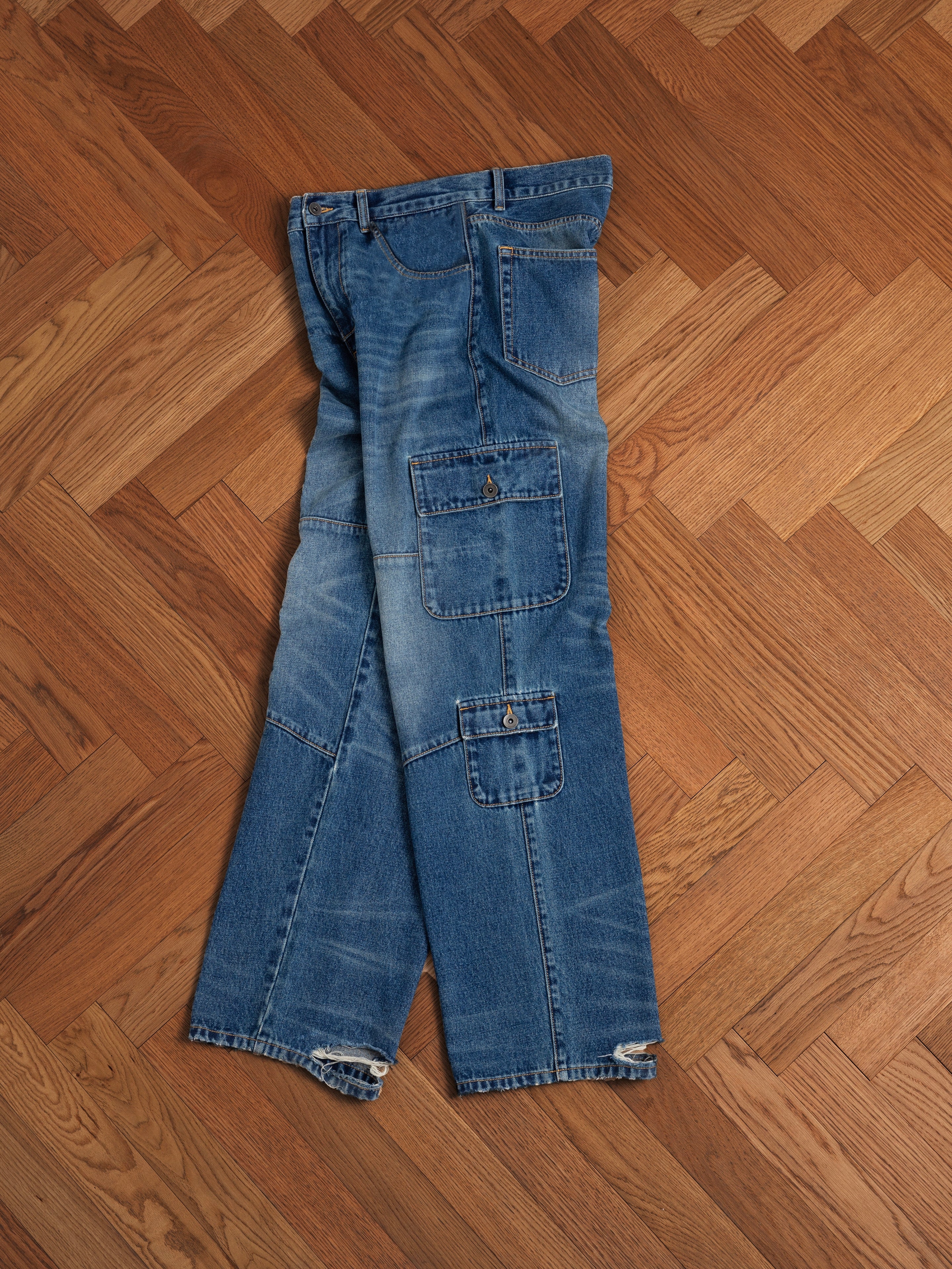 Siwa Cargo Paneled Jeans | Modern Menswear by yycbvcnbmmnbm