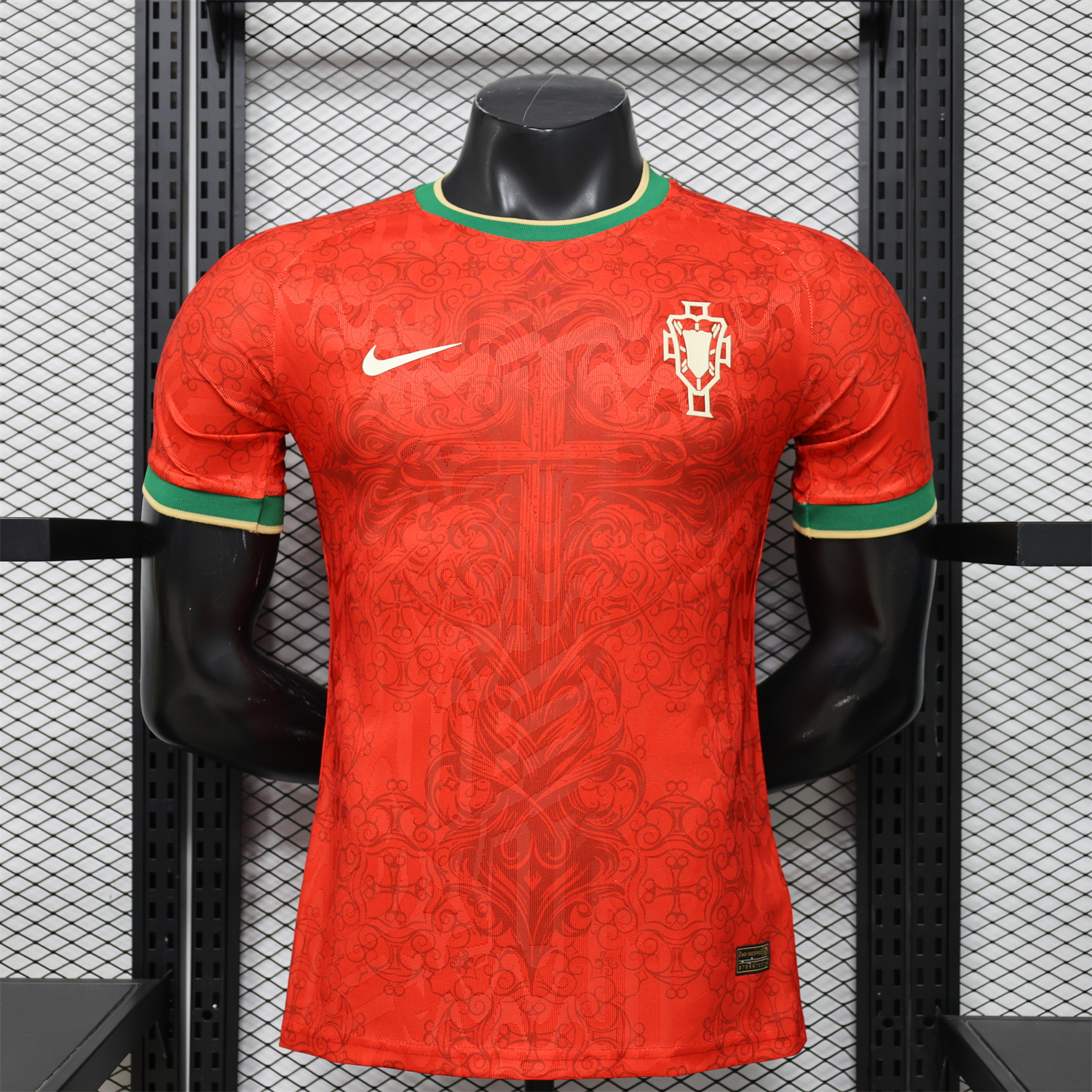 AlphaJersey-Portugal 2026 Cross Red Special Jersey - Player Version