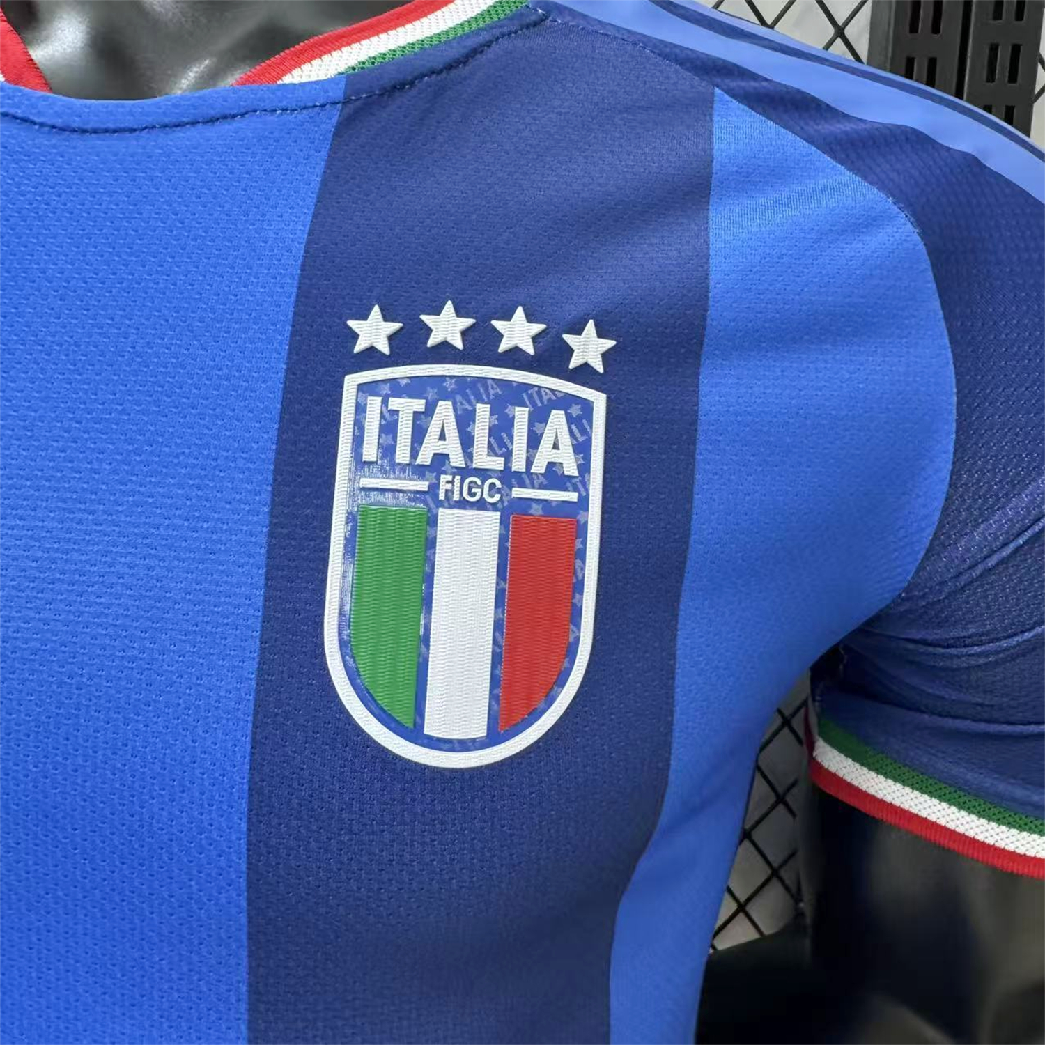 AlphaJersey-Italy 2026 Blue Vertical Stripes Special Jersey - Player Version