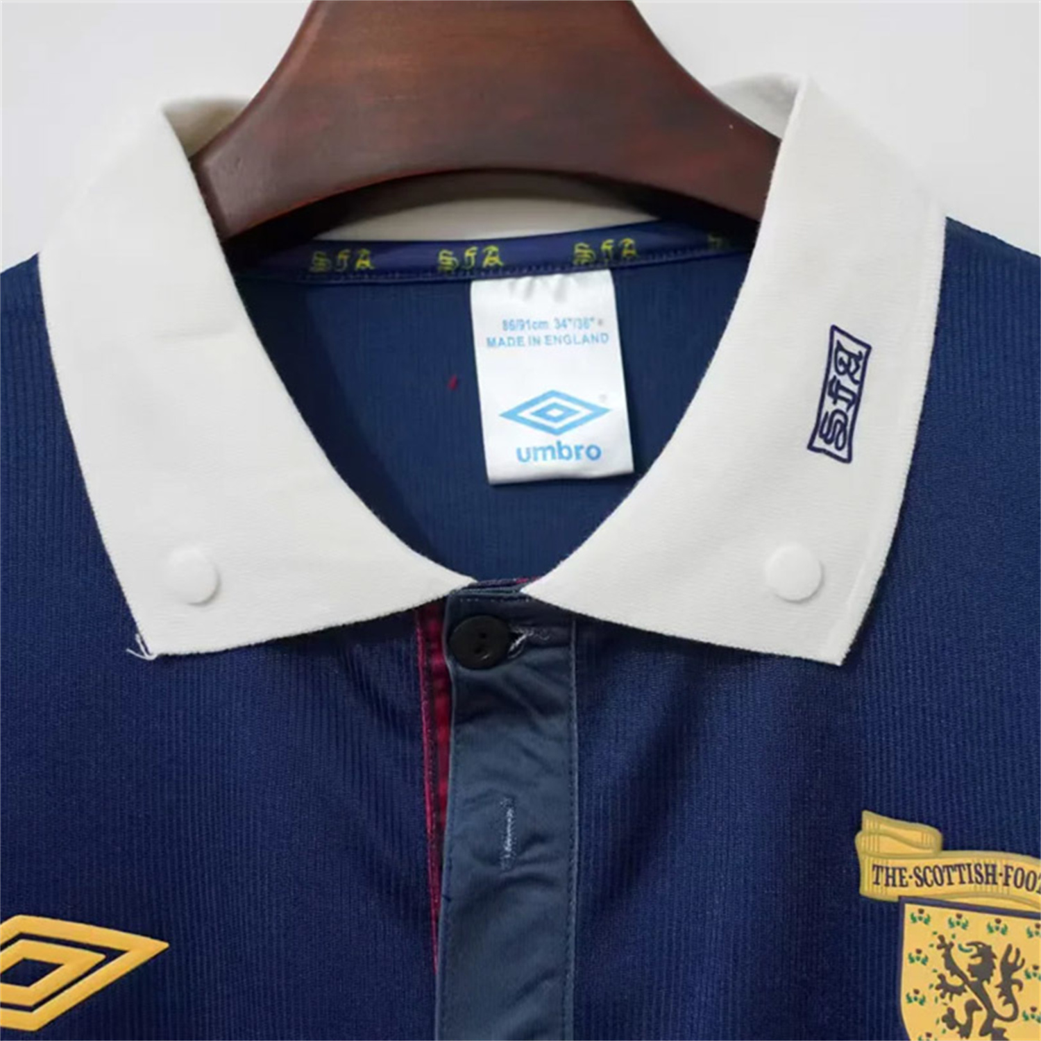 AlphaJersey-Retro S-c-o.t l.a-n.d 1988-89 Home Jersey - Fans Version