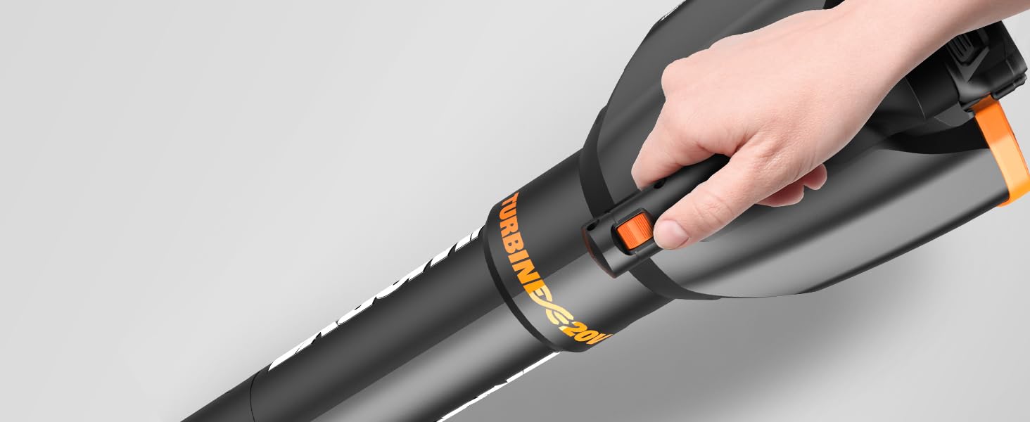 Despite all that power, the TURBINE Blower is designed to be operated weighs less than 5 lbs