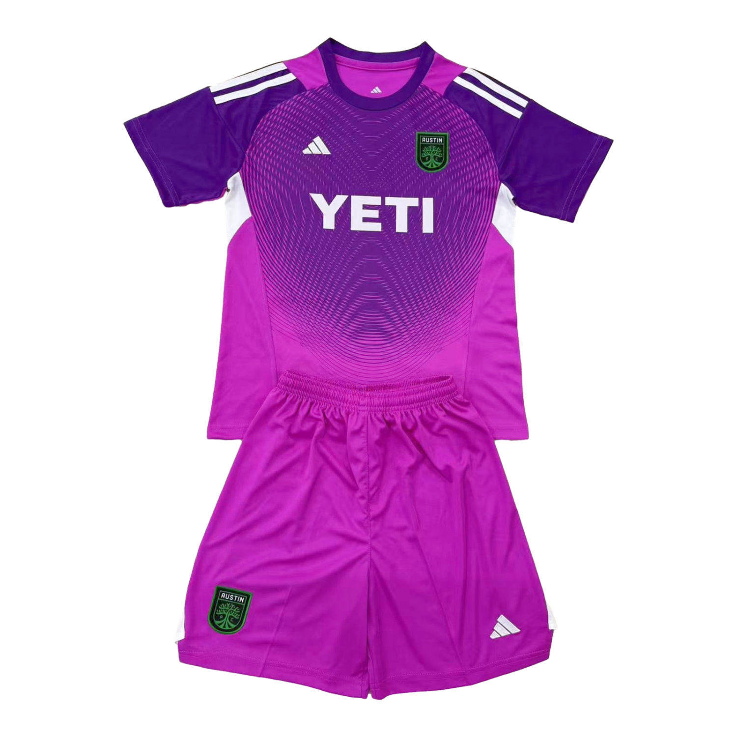 AlphaJersey-Austin 25-26 Purple Goalkeeper Kids Kit