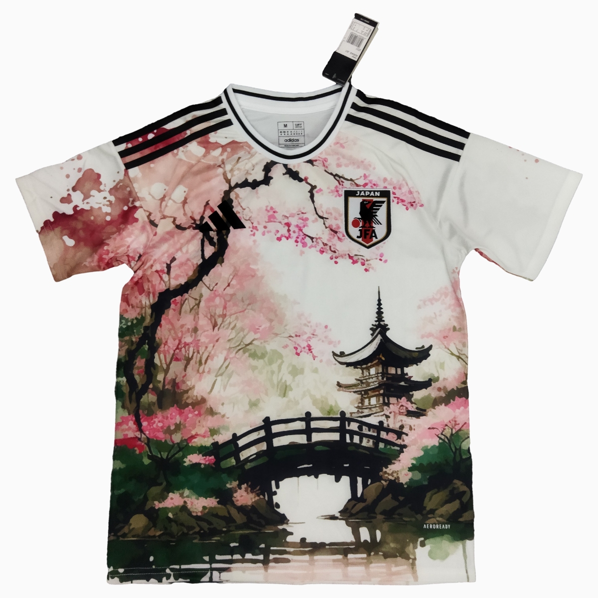 AlphaJersey-Japan 2024 Sakura Tree Special Edition White Jersey - Fans Version