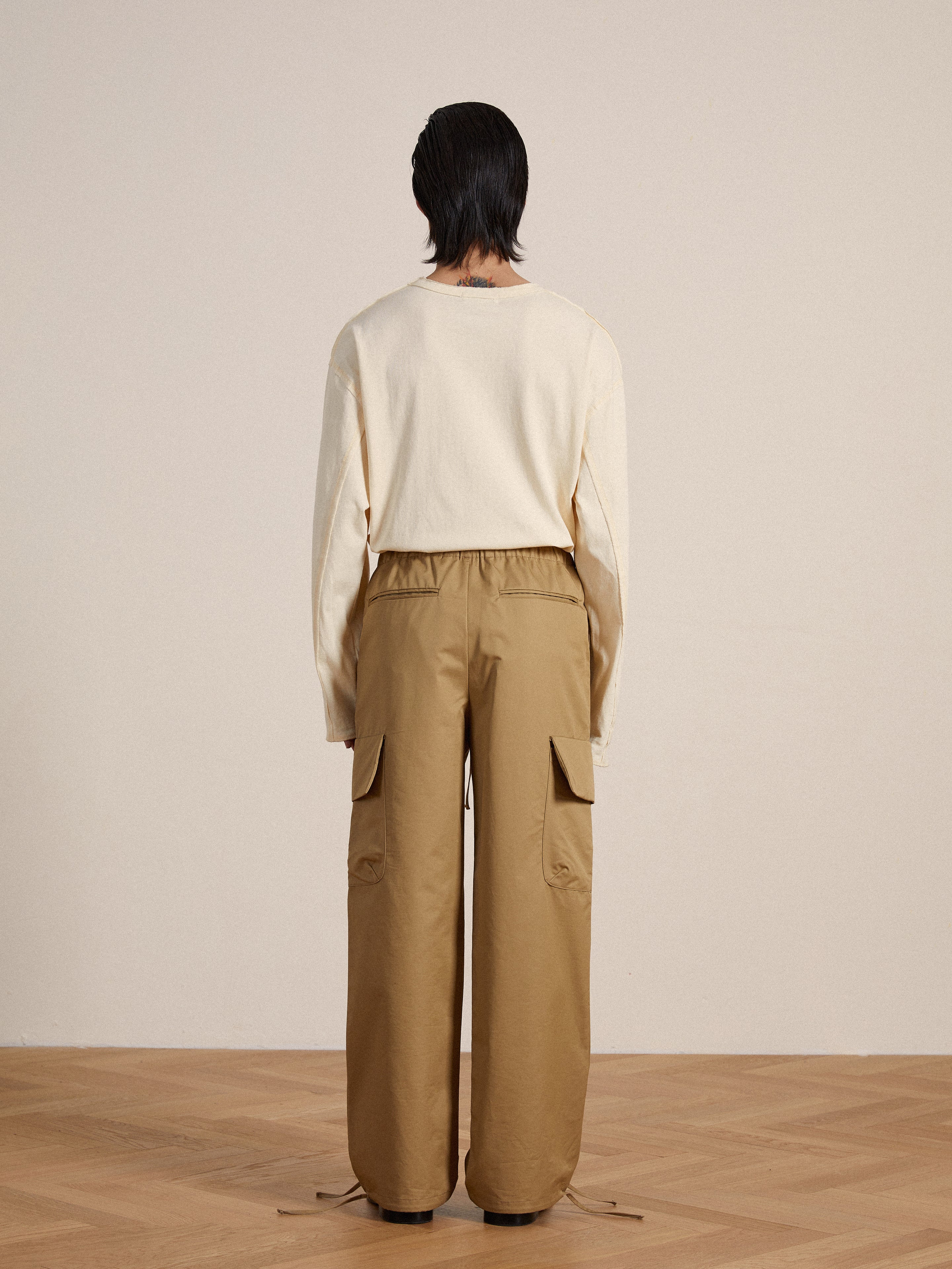 Twill Cargo Drawstring Pants | Modern Menswear by yycbvcnbmmnbm