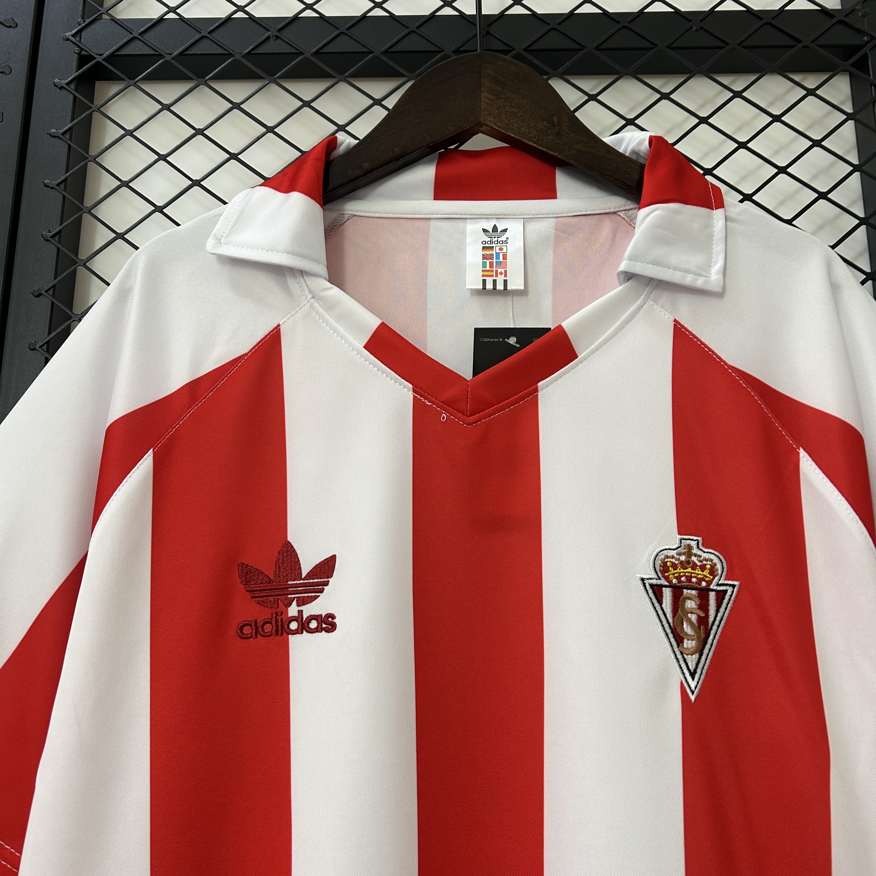 AlphaJersey-Retro Sporting Gijon 1986-87 Home Jersey