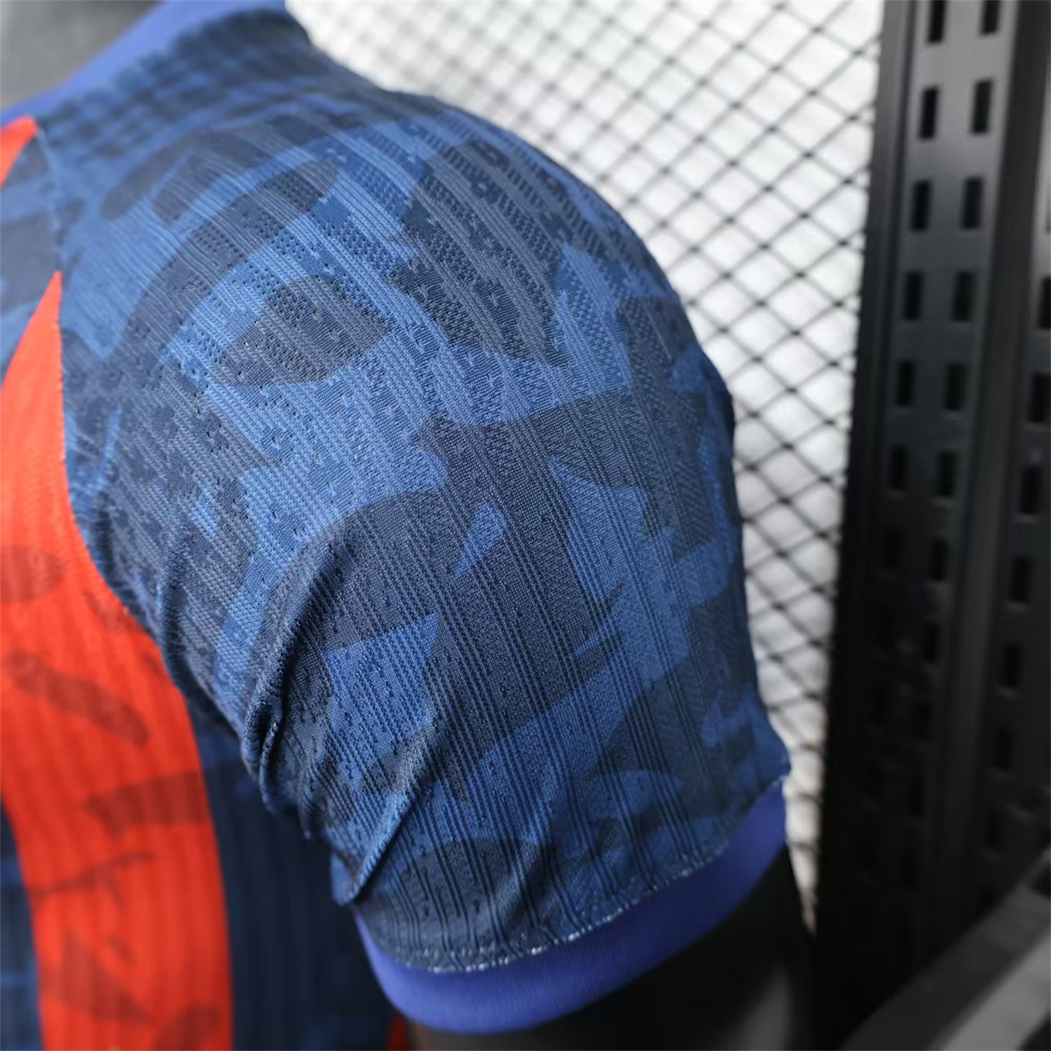 AlphaJersey-Barcelona 25-26 Yellow Spotify Logo Red & Blue Lines Special Jersey - Player Version