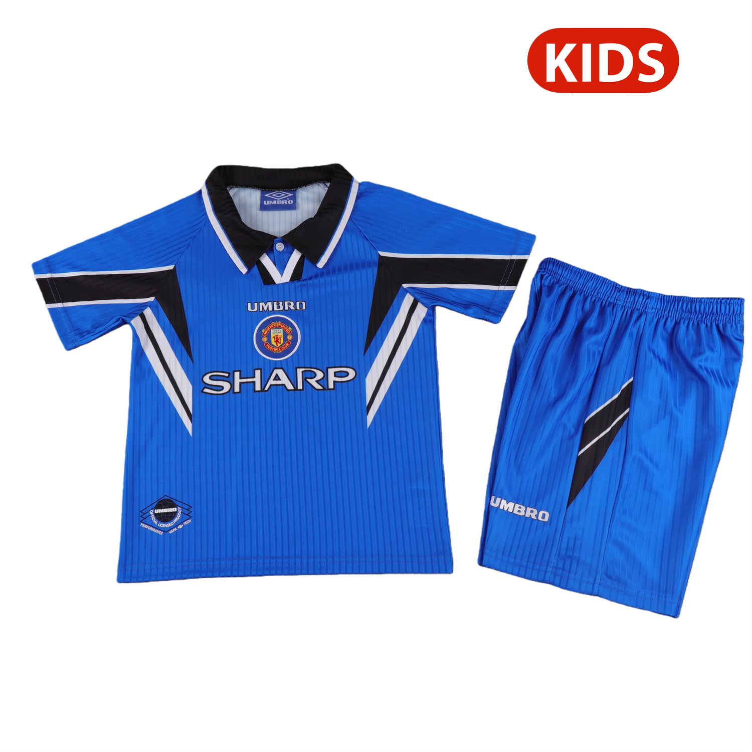 AlphaJersey-Retro Manchester United 1996-98 Away Kids Kit