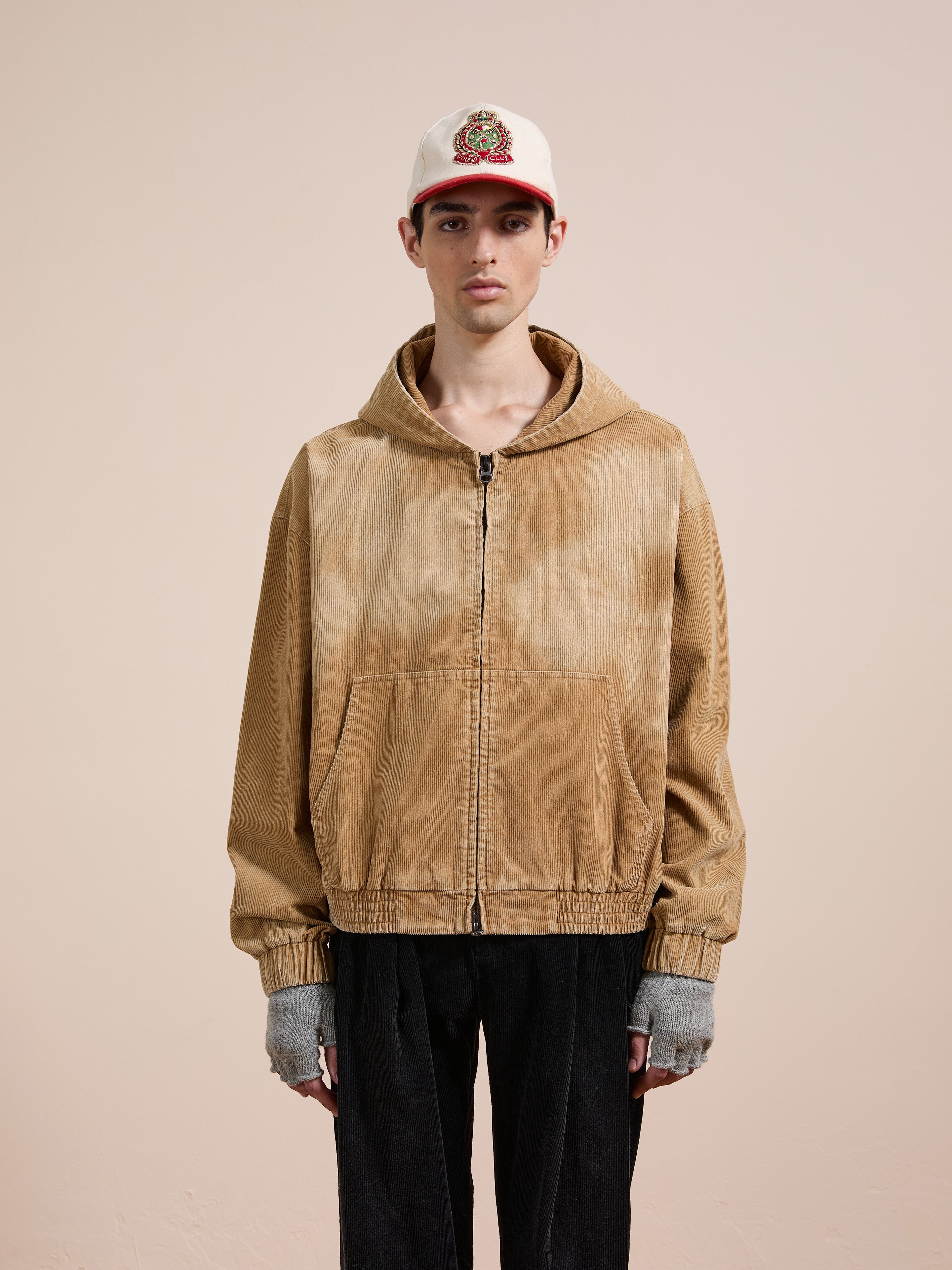 Corduroy Zip Up Hoodie | Modern Menswear by yycbvcnbmmnbm
