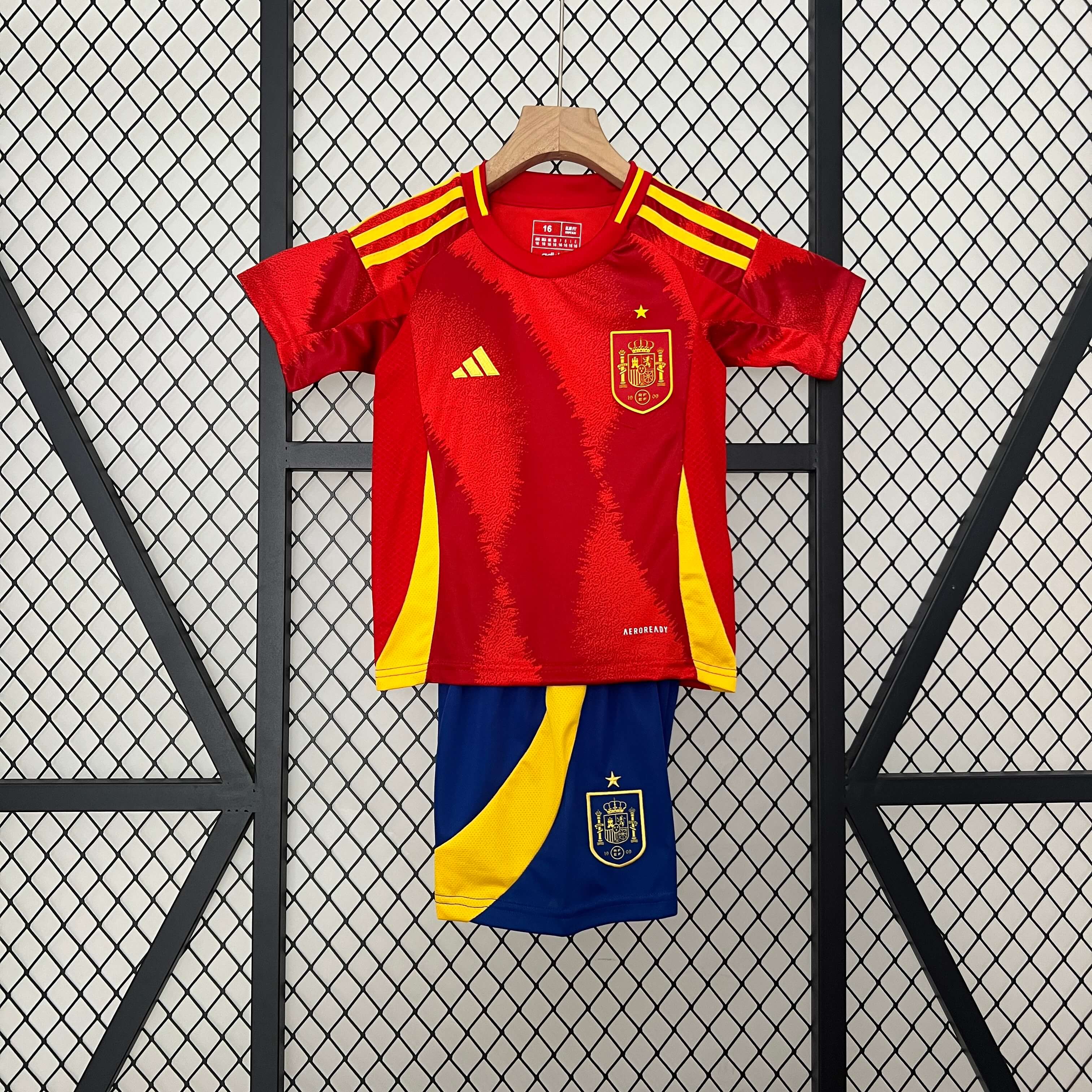 AlphaJersey-Spain 2024 Home Stadium Kids Kit