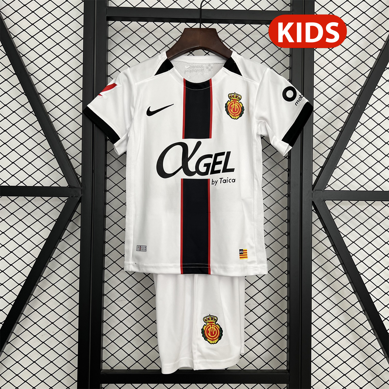 AlphaJersey-Mallorca 25-26 Away White Kids Kit
