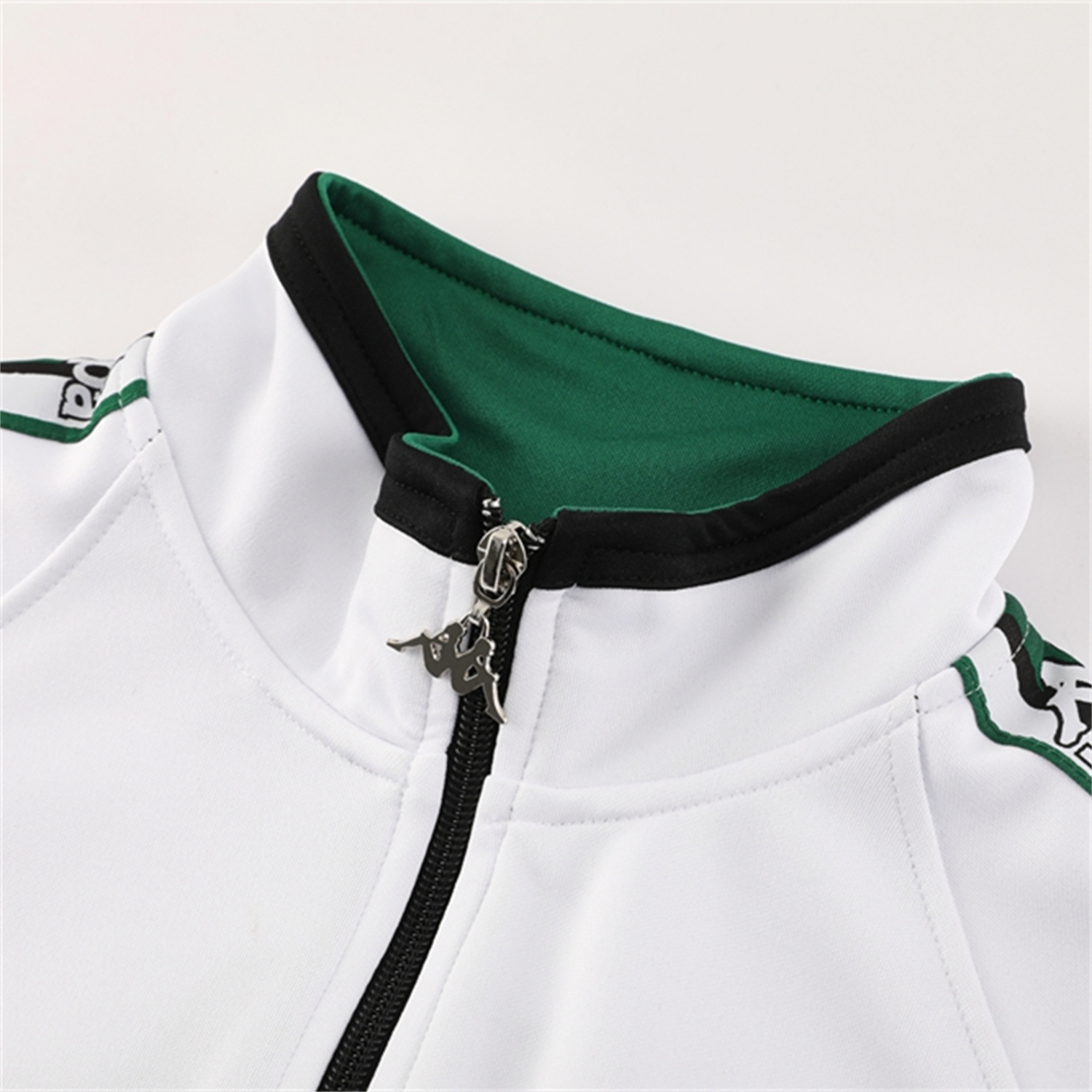 AlphaJersey-Real Betis 25-26 Jacket Training Tracksuit - Green White Black Throwback Jackets & Black Pants