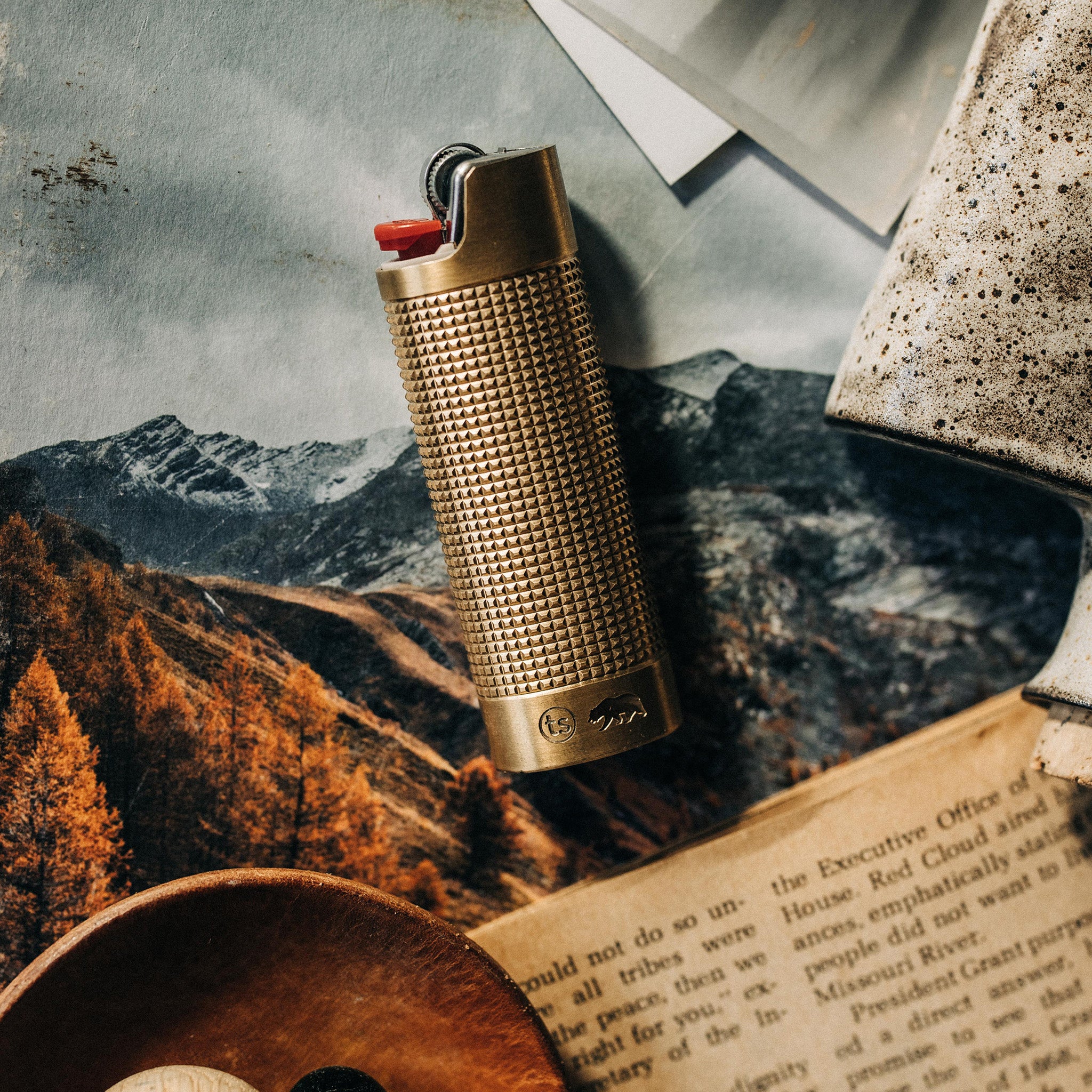 The Lighter Sleeve in Brass | Modern Menswear by yycbvcnbmmnbm