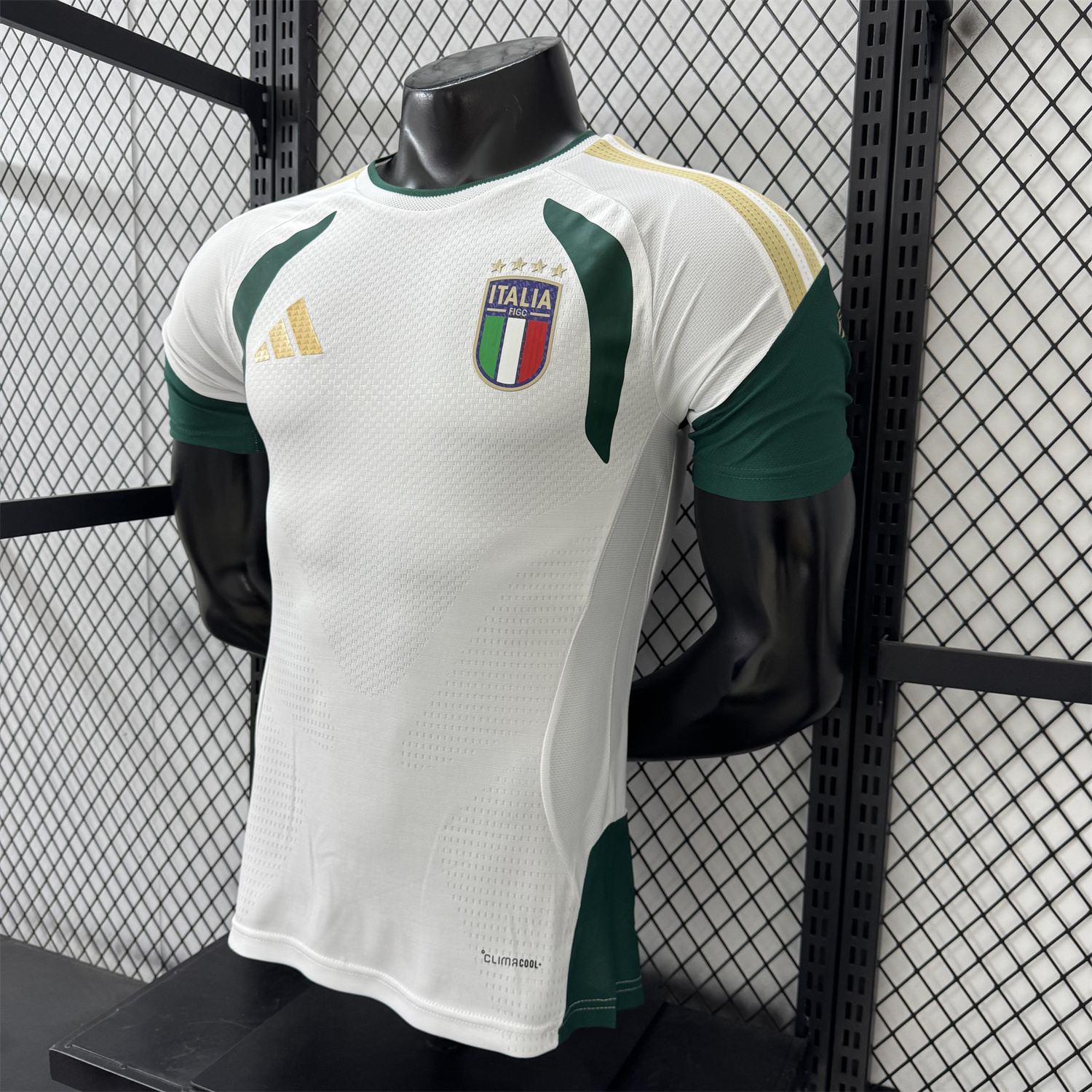 AlphaJersey-Italy 2026 White Pre-Match Training Jersey - Player Version