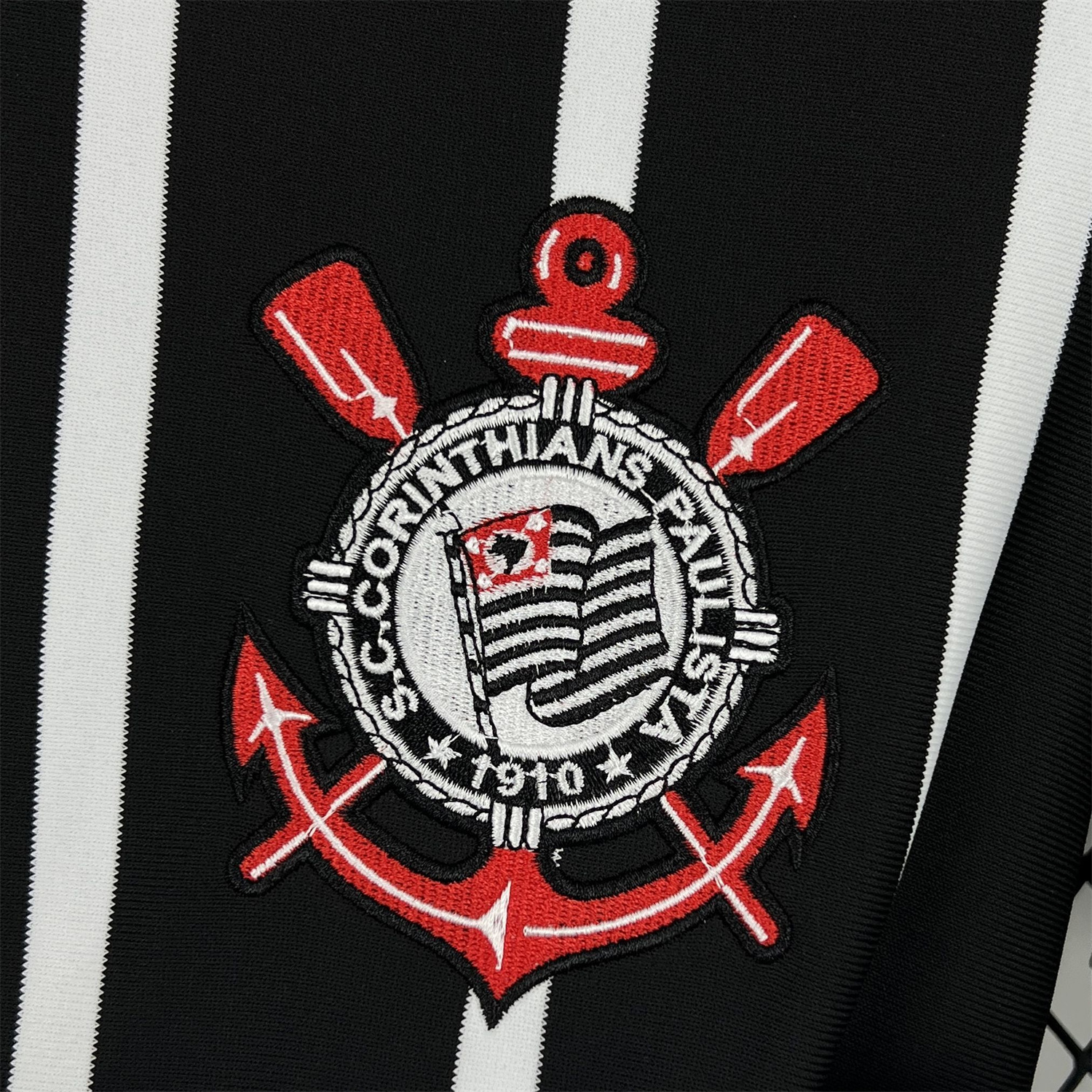 AlphaJersey-Retro Corinthians 2012 Black And White Special Jersey