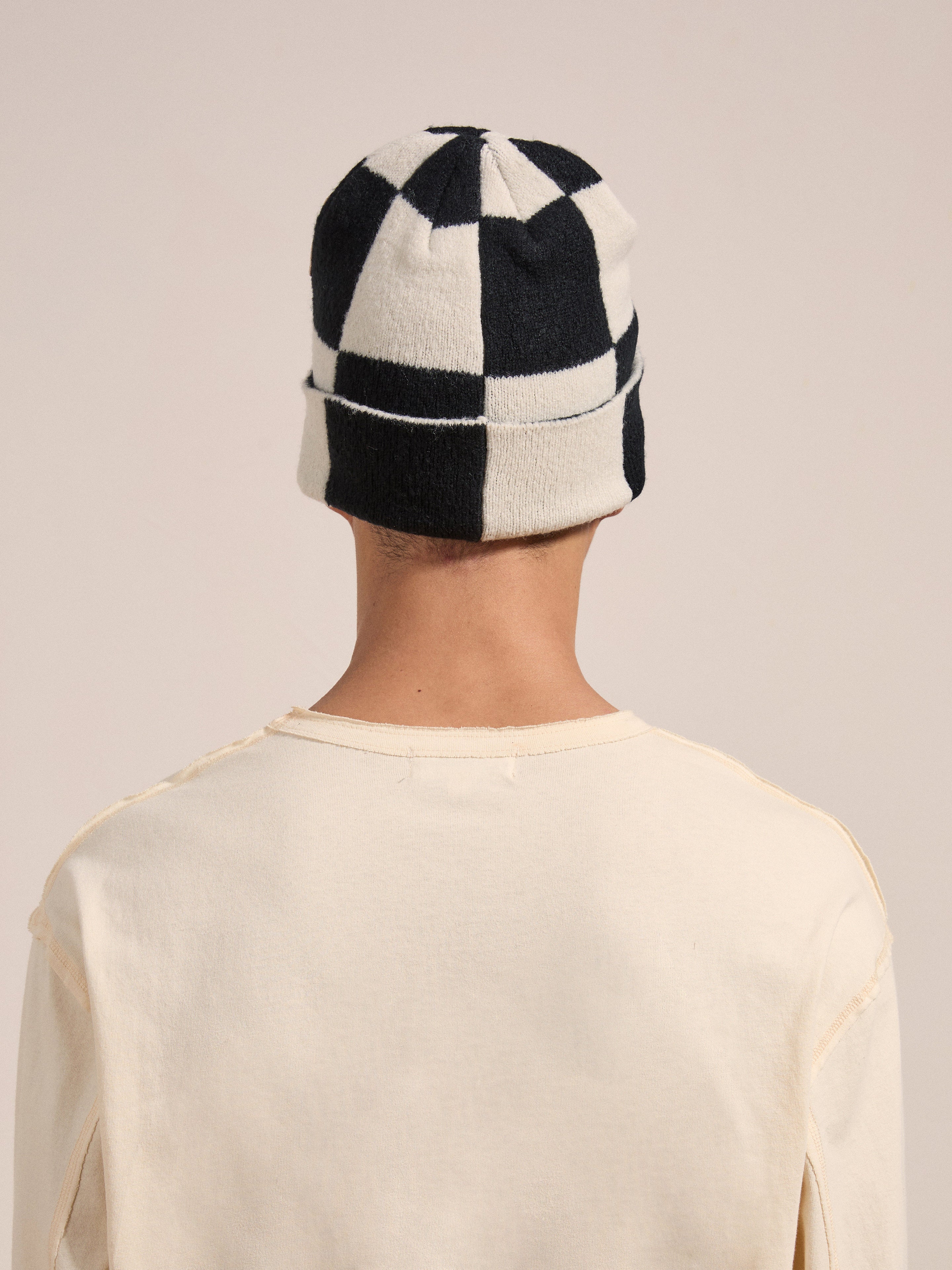 Check Multi Patch Beanie | Modern Menswear by yycbvcnbmmnbm