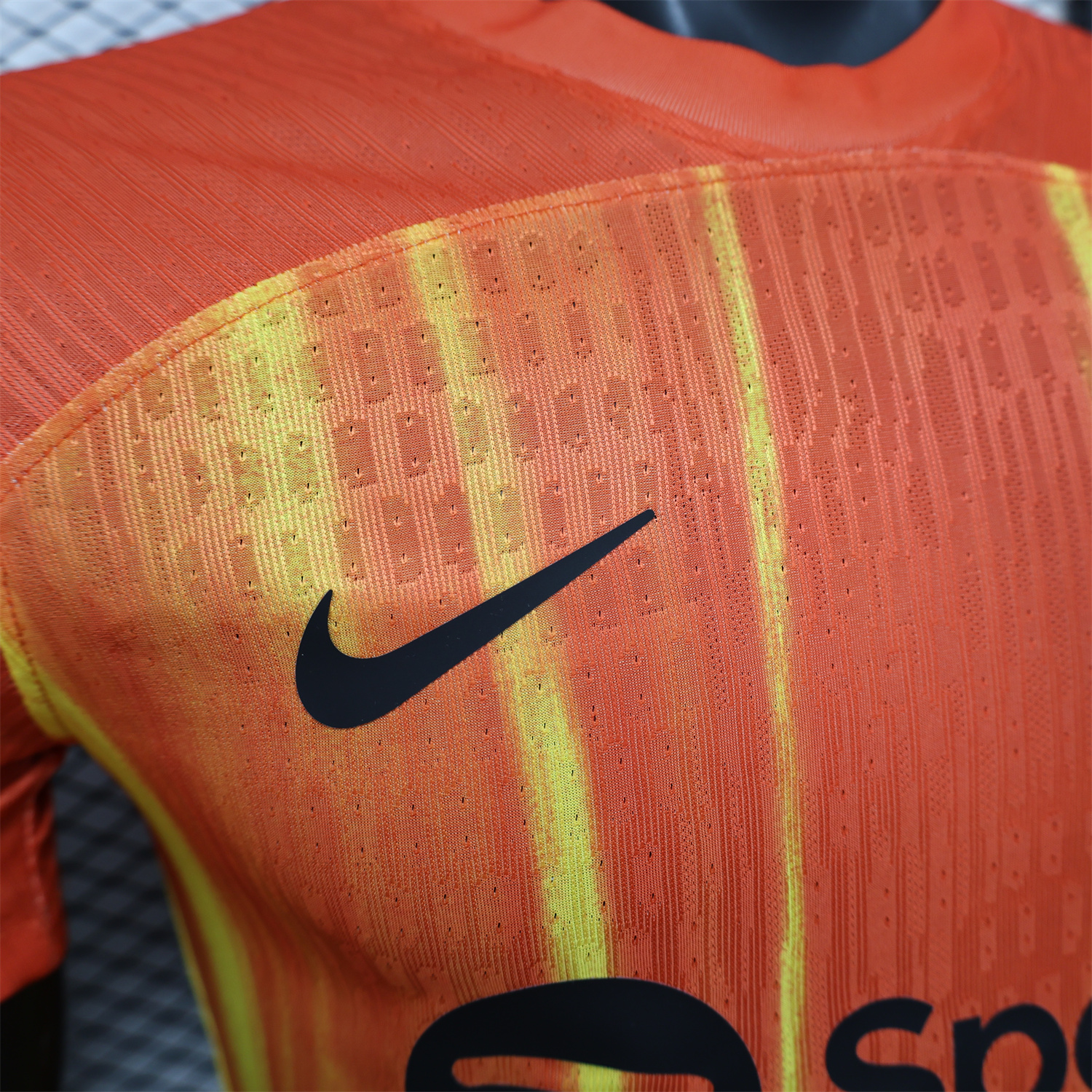 AlphaJersey-Barcelona 25-26 Spotify Orange & Yellow Special Jersey - Player Version