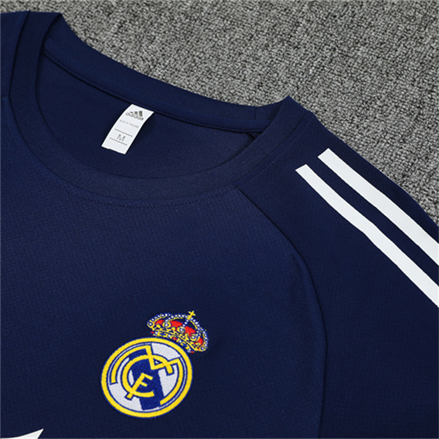 AlphaJersey-Real Madrid 25-26 Kids Short-Sleeve Training Set - Royal Blue Top & Royal Blue Shorts