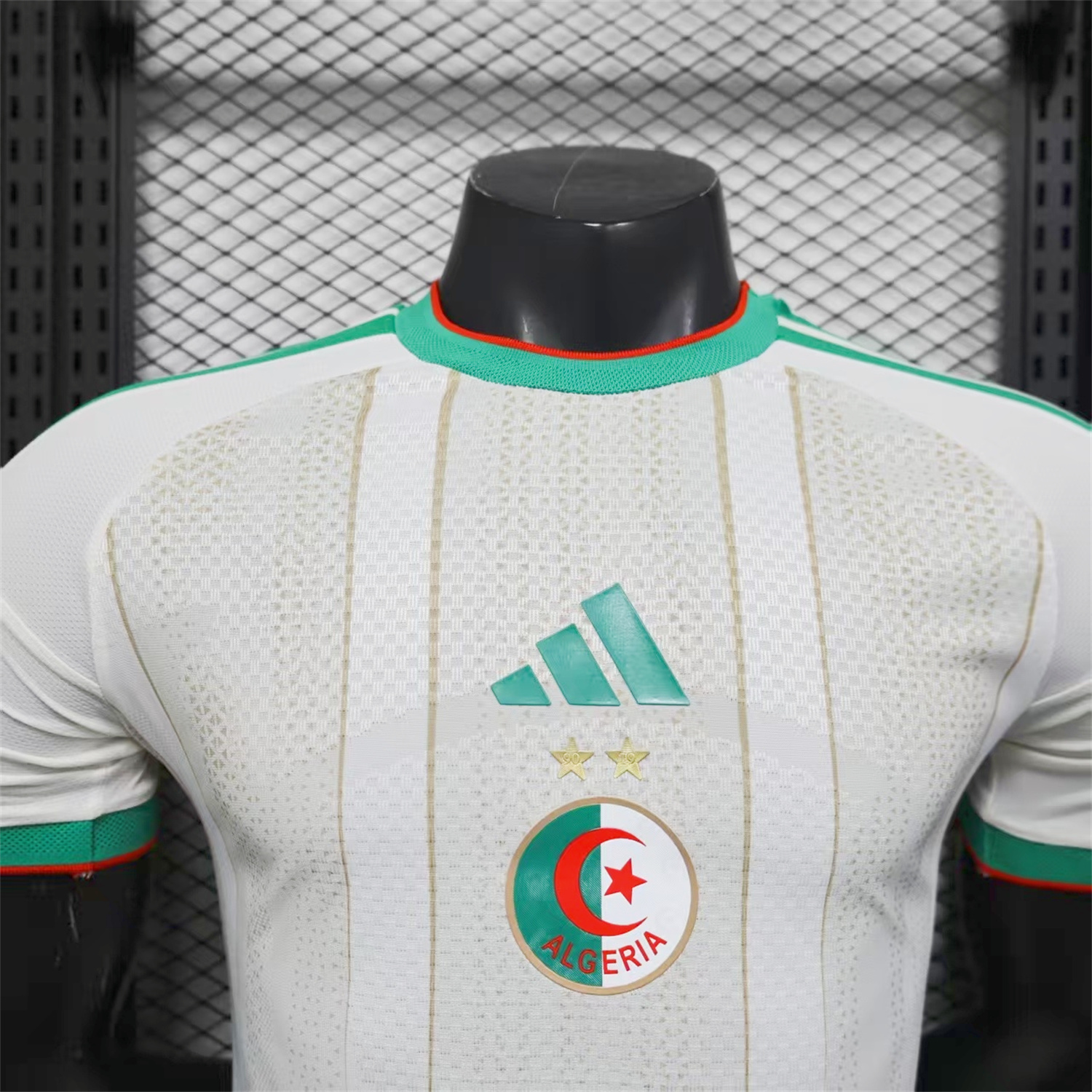 AlphaJersey-Algeria 2026 Home Jersey With 2 Stars - Player Version
