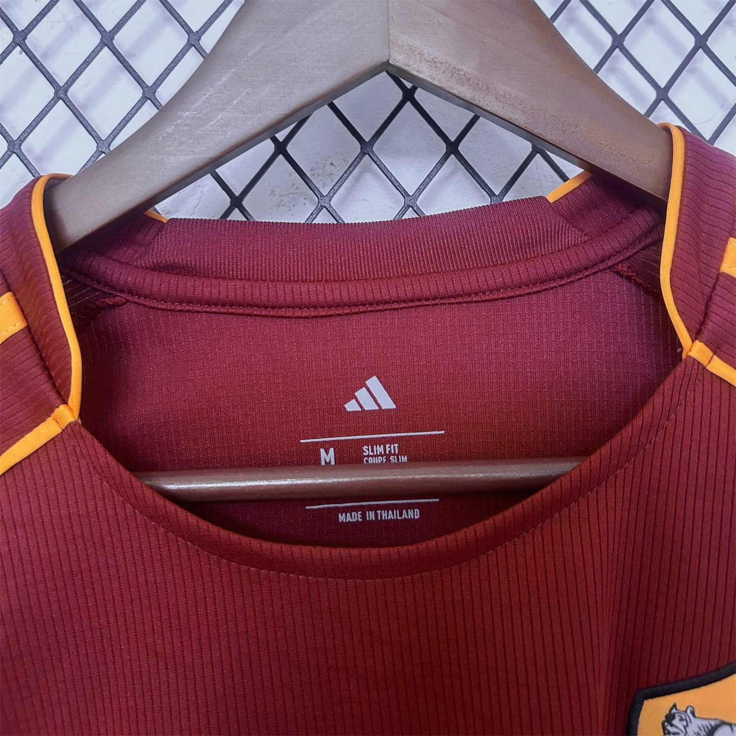 AlphaJersey-AS Roma 25-26 Home Unsponsored Jersey - Fans Version
