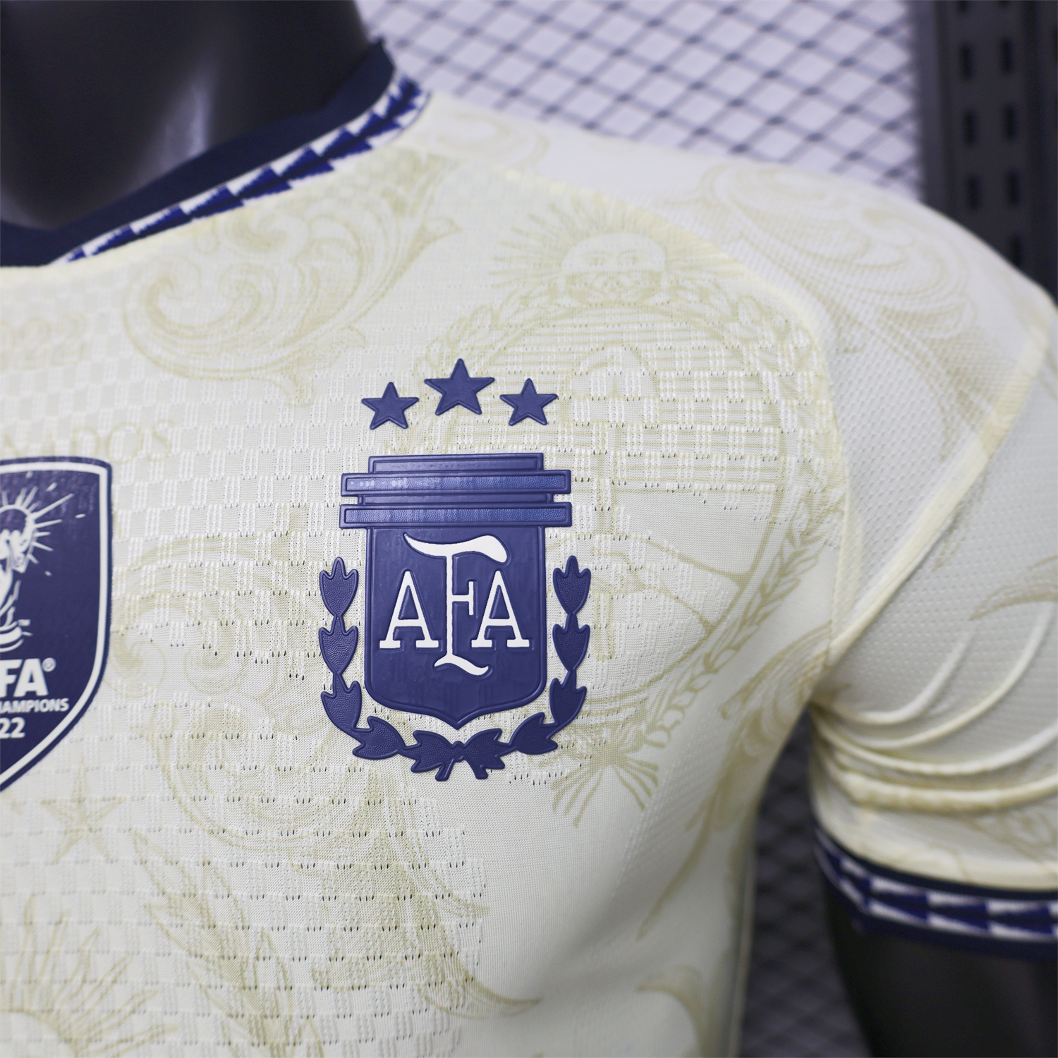 AlphaJersey-Argentina 2026 Sol de Mayo Yellow Special Jersey - Player Version