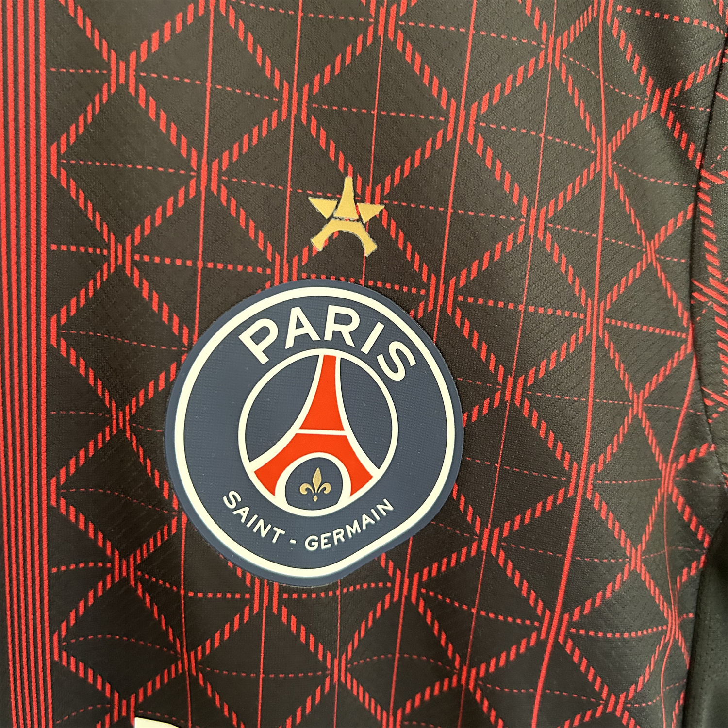 AlphaJersey-Paris Saint-Germain PSG 25-26 Red Pre-Match Training Jersey - Fans Version