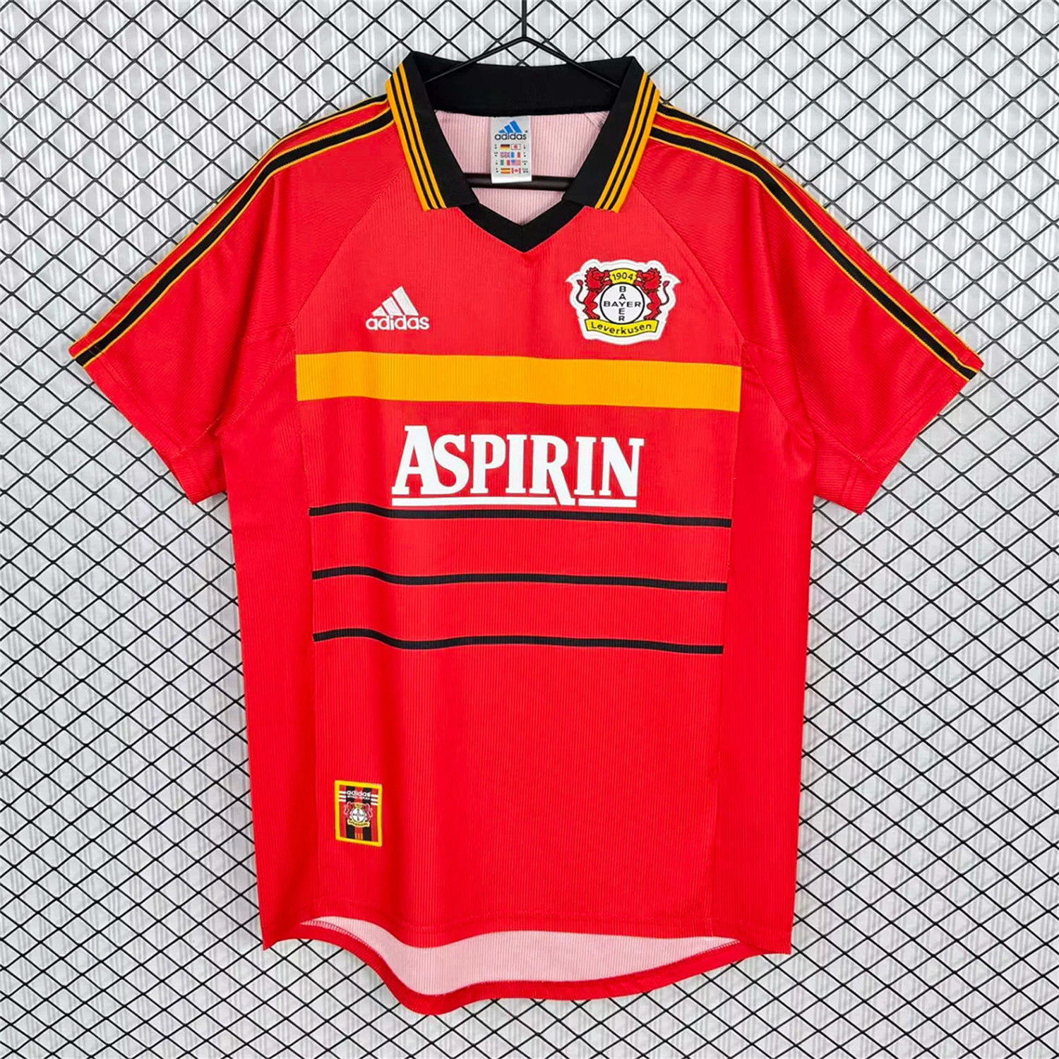 AlphaJersey-Retro Bayer 04 Leverkusen 1999-00 Home Jersey